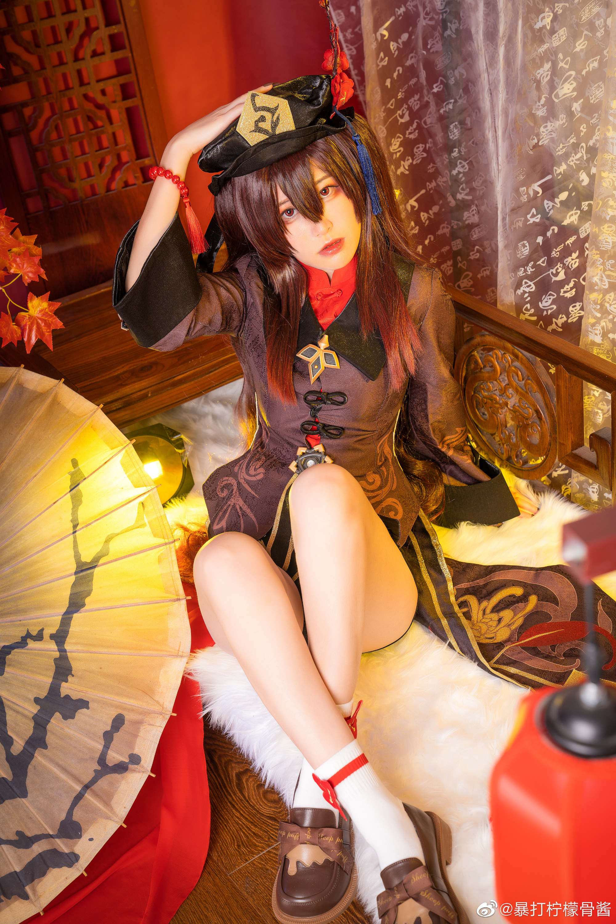 【COS正片】今天去谁家搬棺材好呢/// 原神 胡桃@暴打柠檬骨酱 COSPLAY-第7张