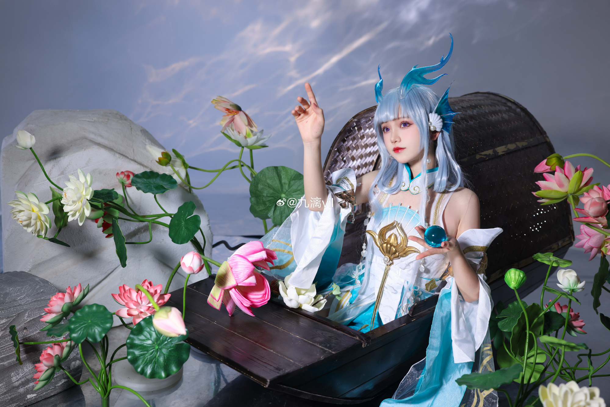 乘彼扶摇，凌绝九霄🐉 西施·游龙清影​​​@九漓vil COSPLAY-第7张