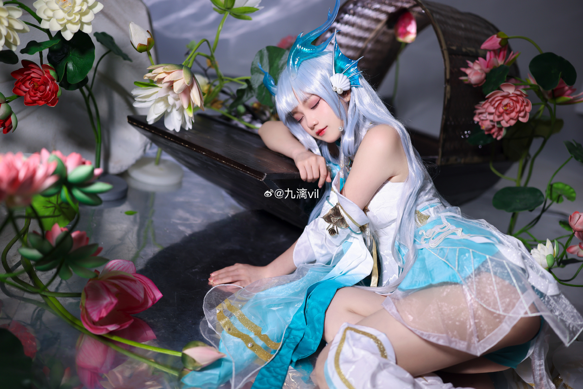 乘彼扶摇，凌绝九霄🐉 西施·游龙清影​​​@九漓vil COSPLAY-第12张