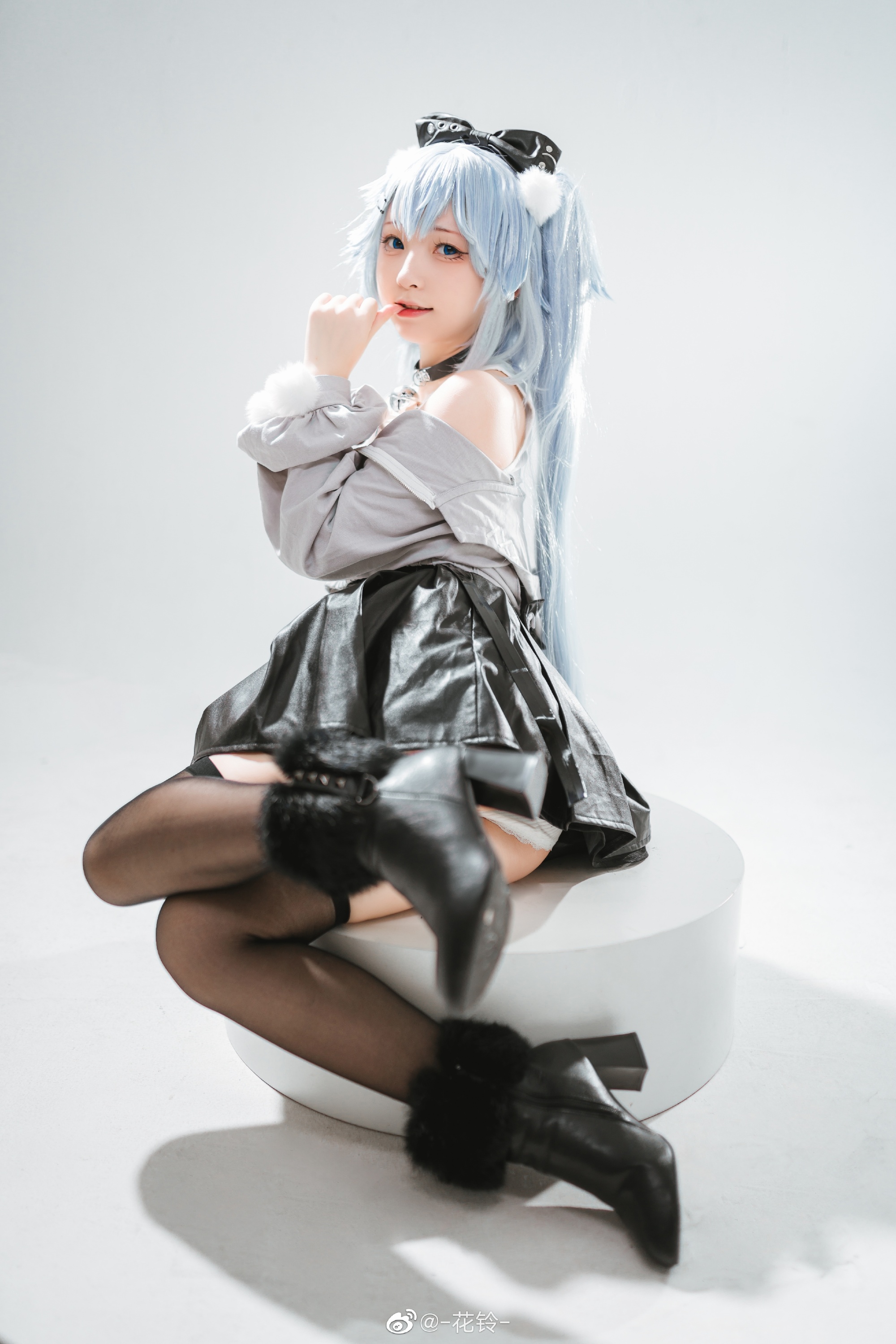 【COS】看教授那么无聊，七夕要不要和我一起呢~ 少女前线：云图计划 芙洛伦@-花铃- COSPLAY-第6张