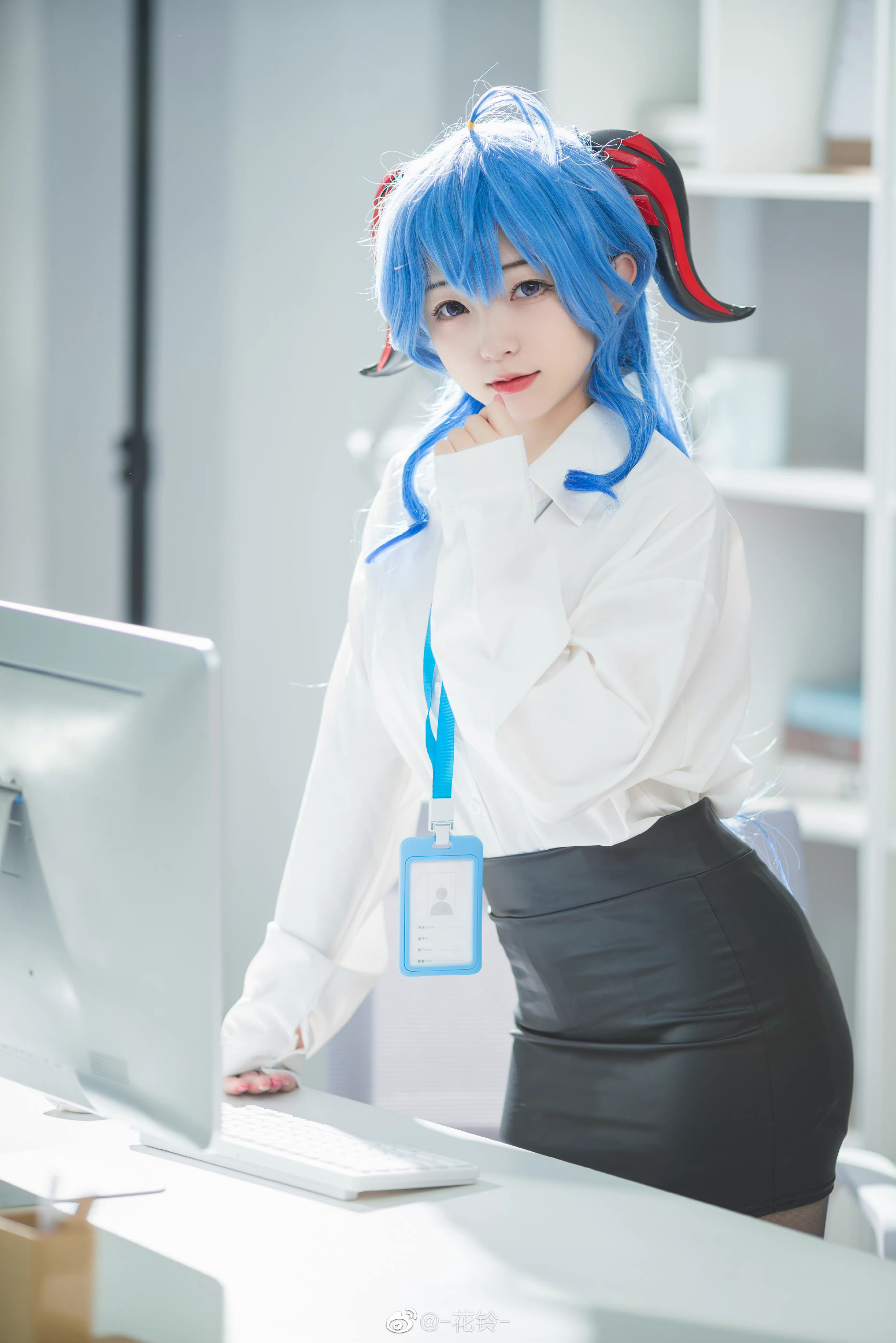 【COS】原神 甘雨 我会好好完成工作……@-花铃- COSPLAY-第1张