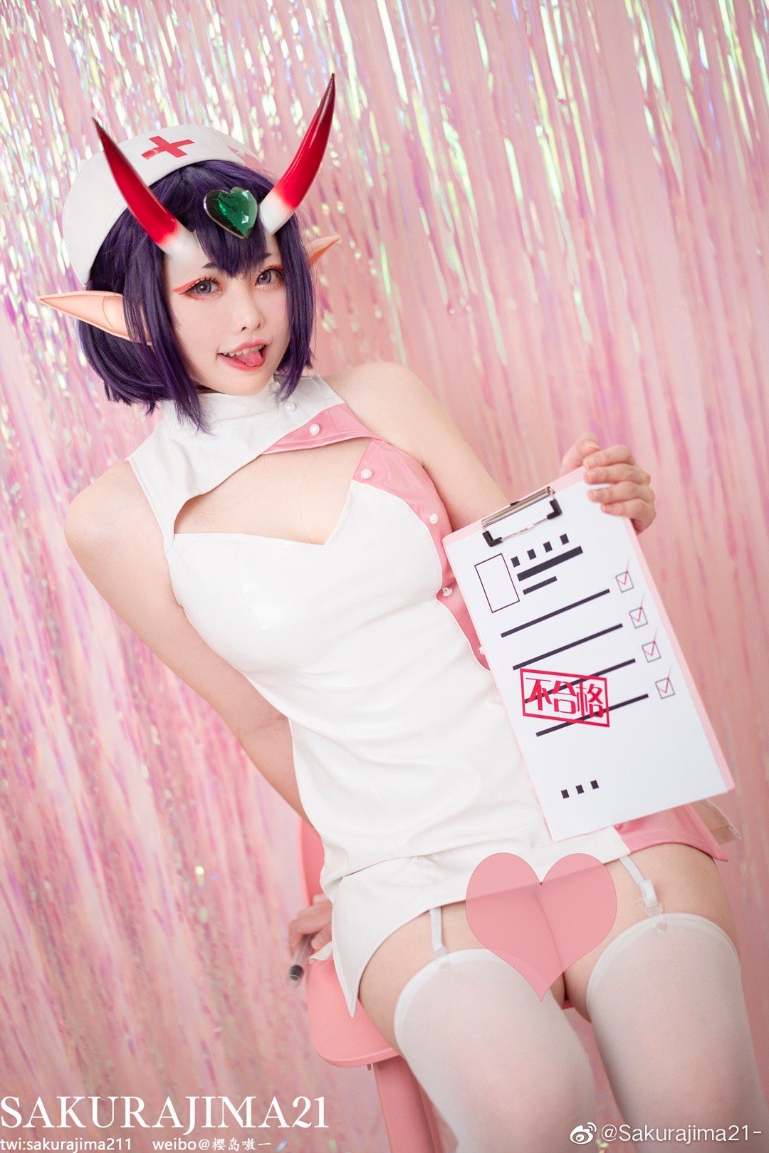 【COS】FGO 酒吞童子@Sakurajima21- COSPLAY-第9张