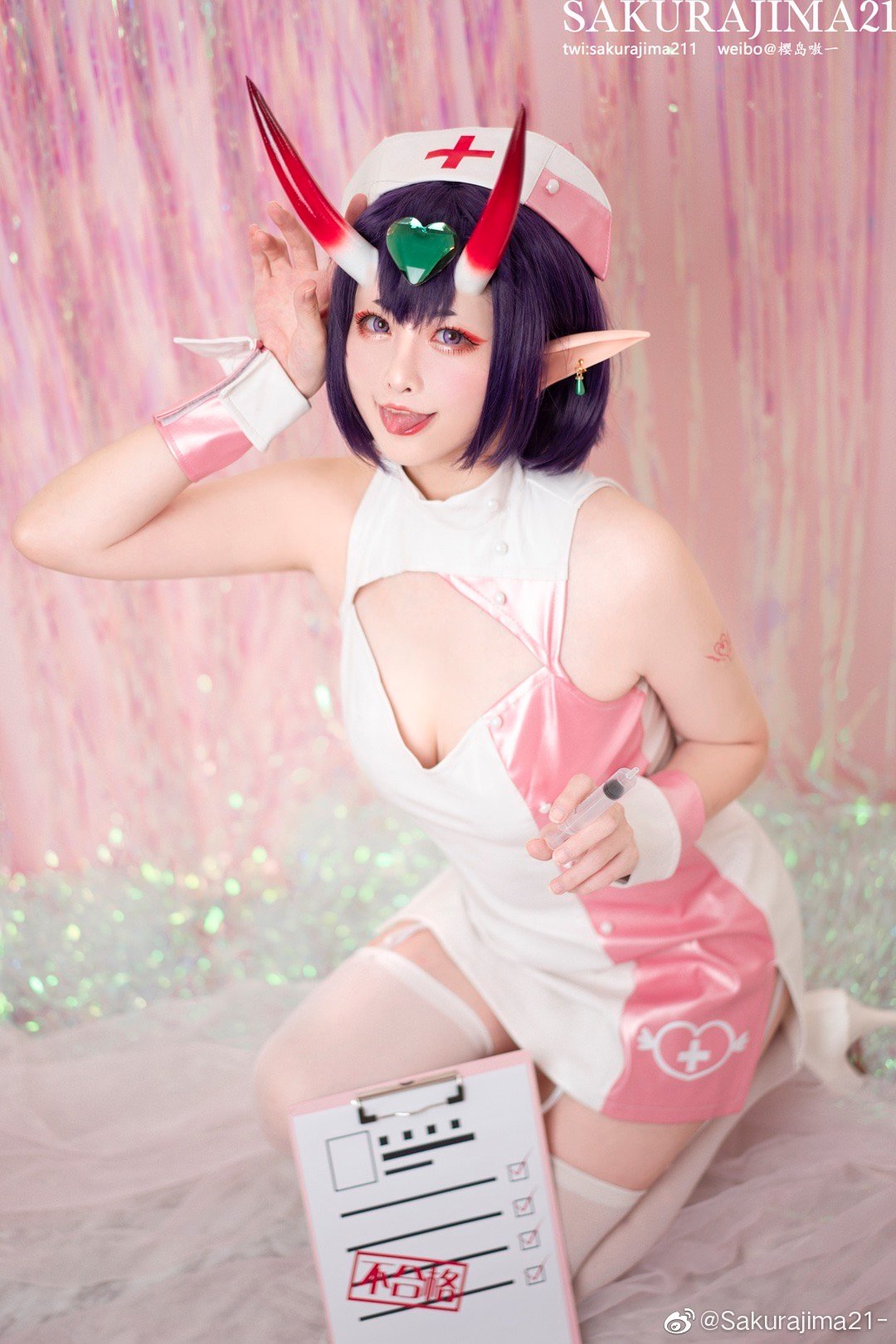 【COS】FGO 酒吞童子@Sakurajima21- COSPLAY-第4张