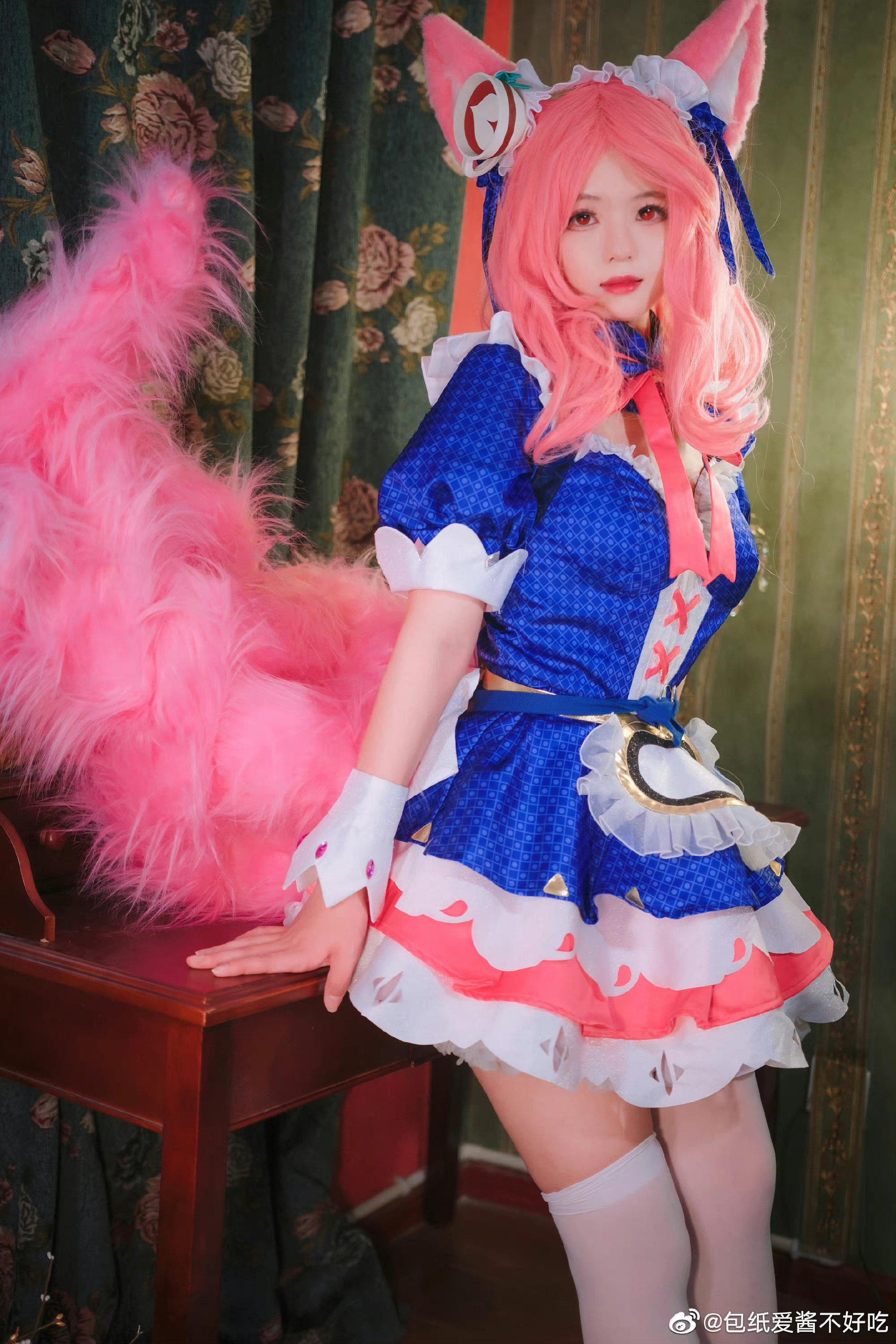 【COS】让你留恋的是甜点，还是那些与甜蜜有关的瞬间？ 王者荣耀妲己女仆咖啡cos@包纸爱酱不好吃 COSPLAY-第4张