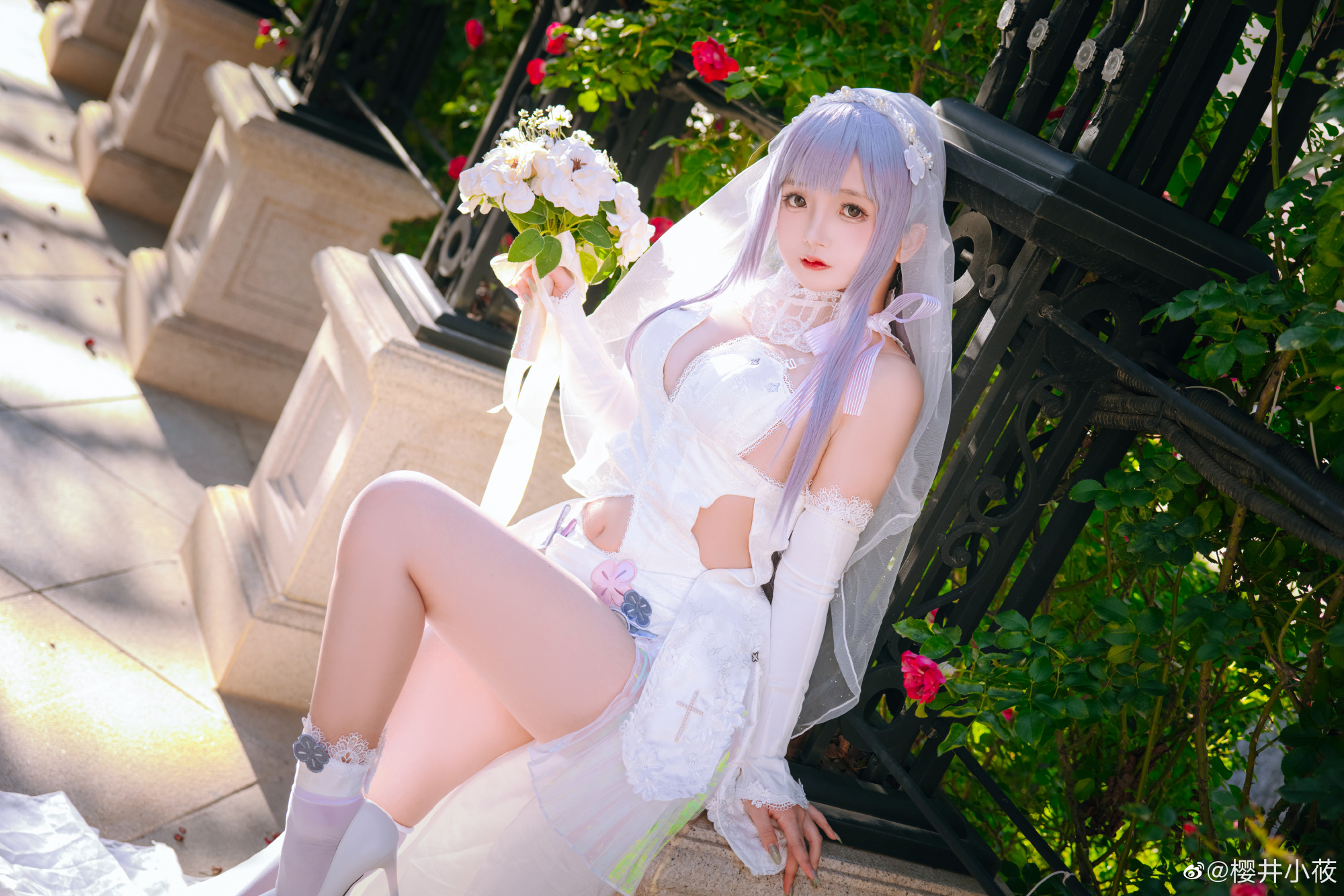 【COS】少女前线 HK416 月引同心cos@樱井小莜 COSPLAY-第10张