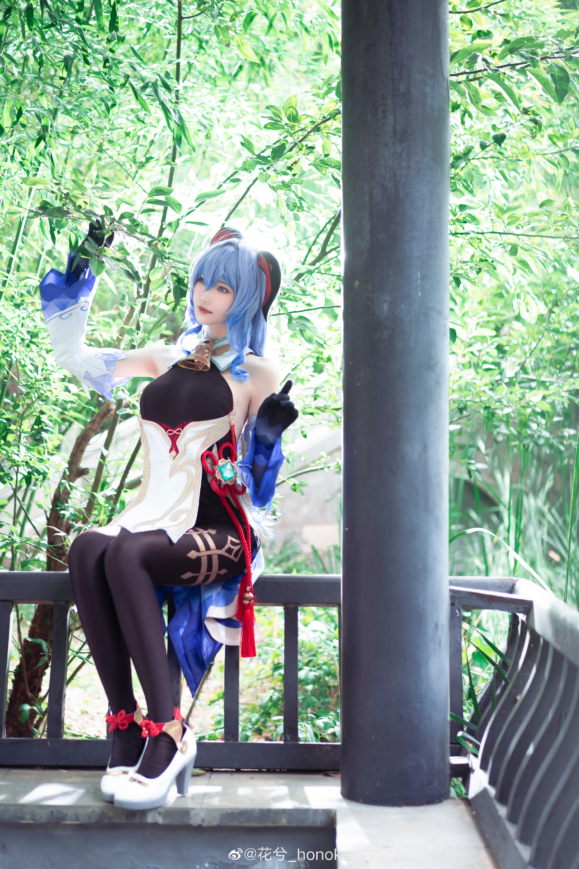 【COS】旅行者，要和我一起走走吗 原神 甘雨 循循守月@花兮_honoka COSPLAY-第2张