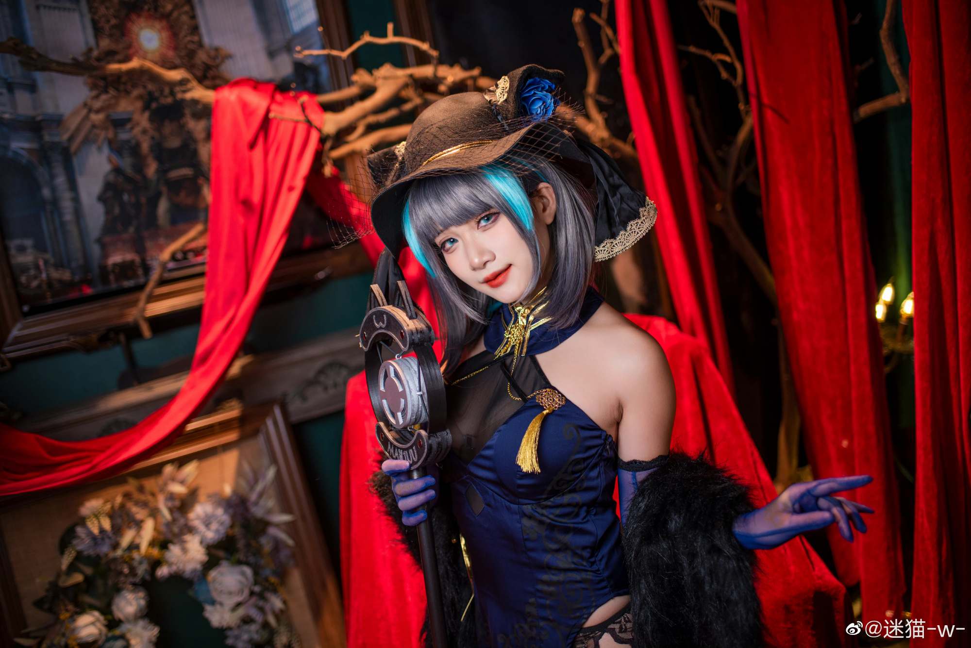 【COS】柴郡也来献唱一曲吧~咳咳~ 碧蓝航线 柴郡@迷猫-w- COSPLAY-第4张