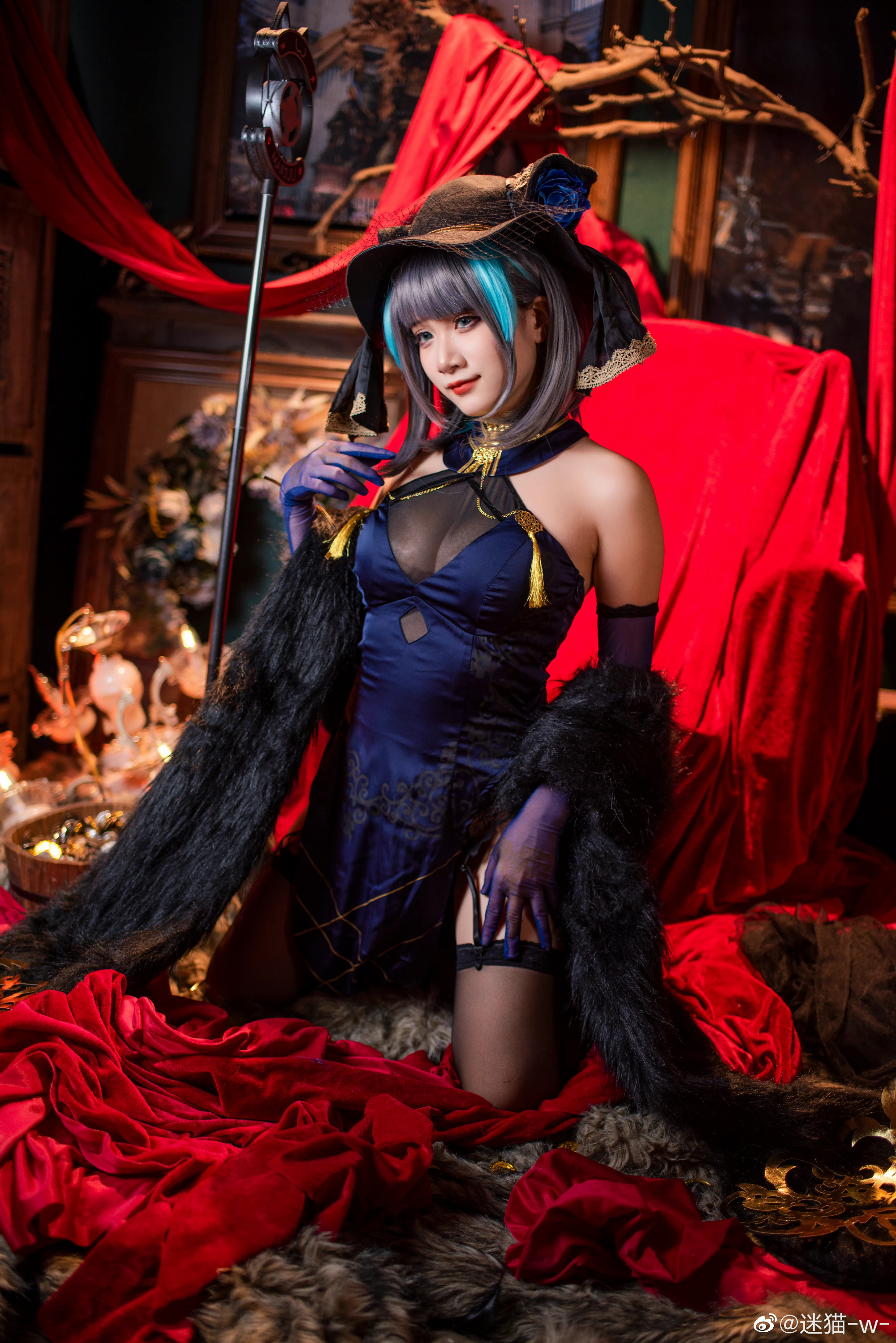 【COS】柴郡也来献唱一曲吧~咳咳~ 碧蓝航线 柴郡@迷猫-w- COSPLAY-第6张