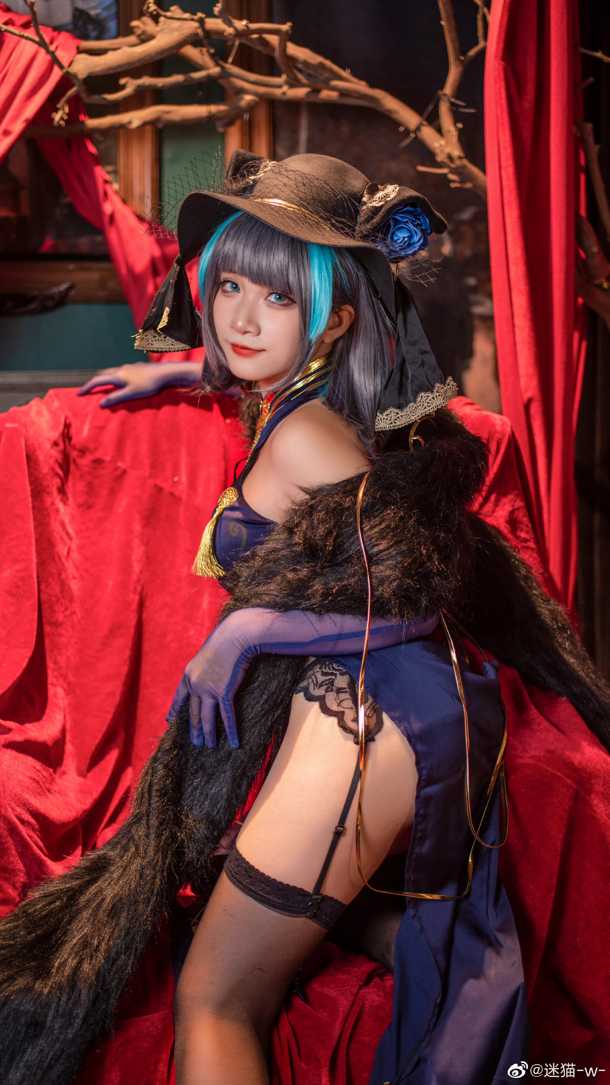 【COS】柴郡也来献唱一曲吧~咳咳~ 碧蓝航线 柴郡@迷猫-w- COSPLAY-第9张