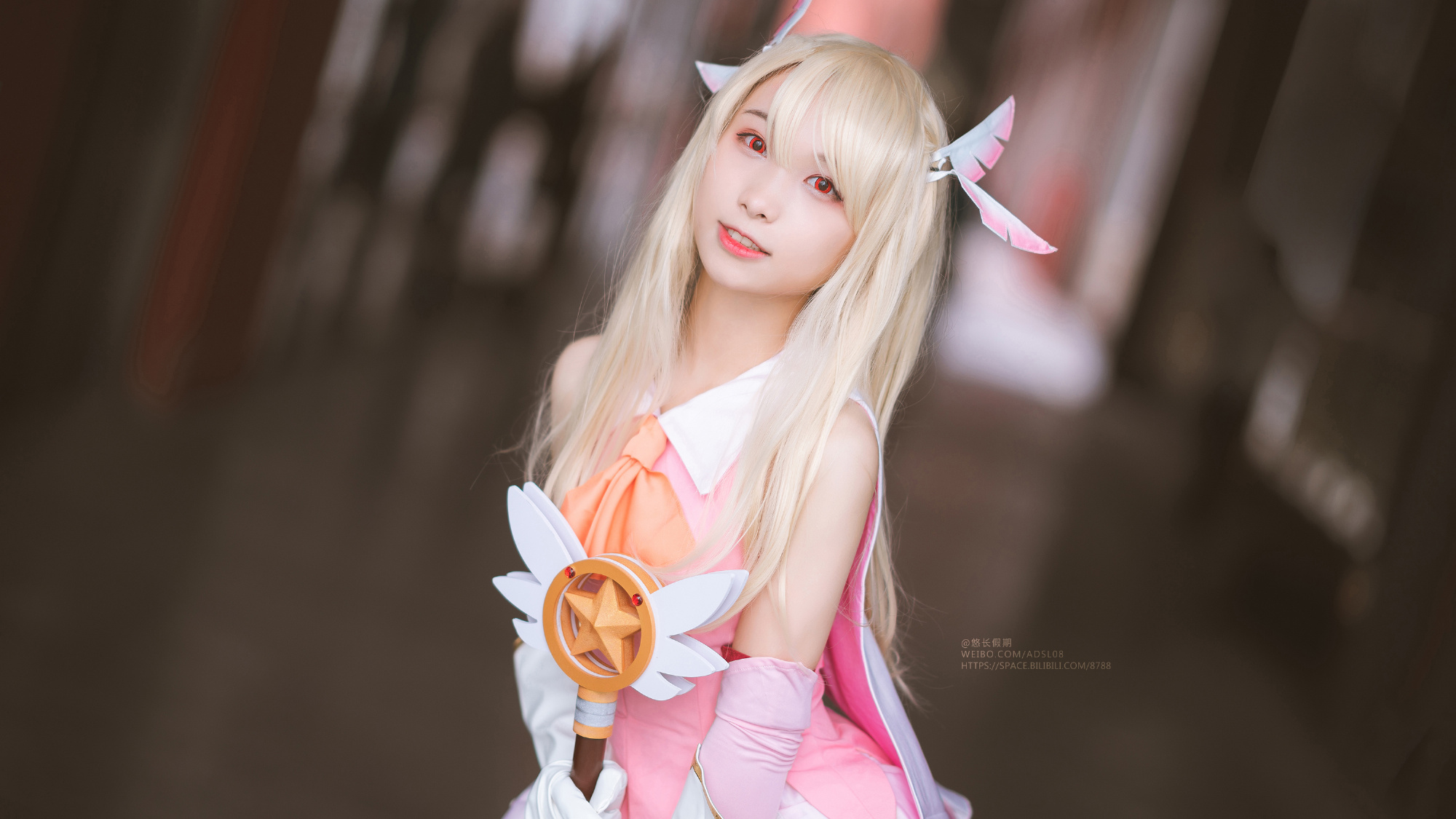 【COS】初物语动漫展 魔法少女伊莉雅 @不是鞋子的茄子i COSPLAY-第2张