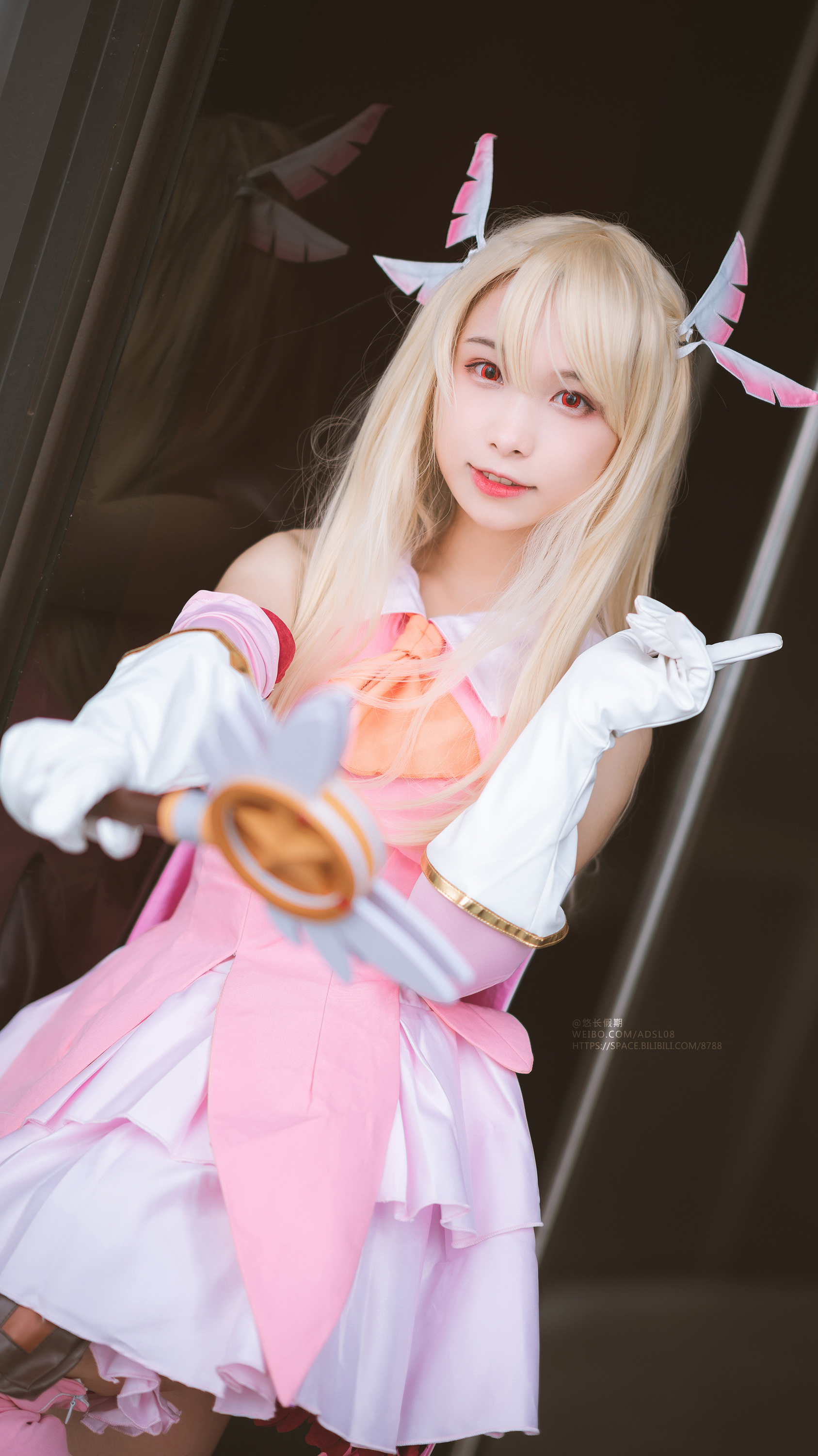 【COS】初物语动漫展 魔法少女伊莉雅 @不是鞋子的茄子i COSPLAY-第9张