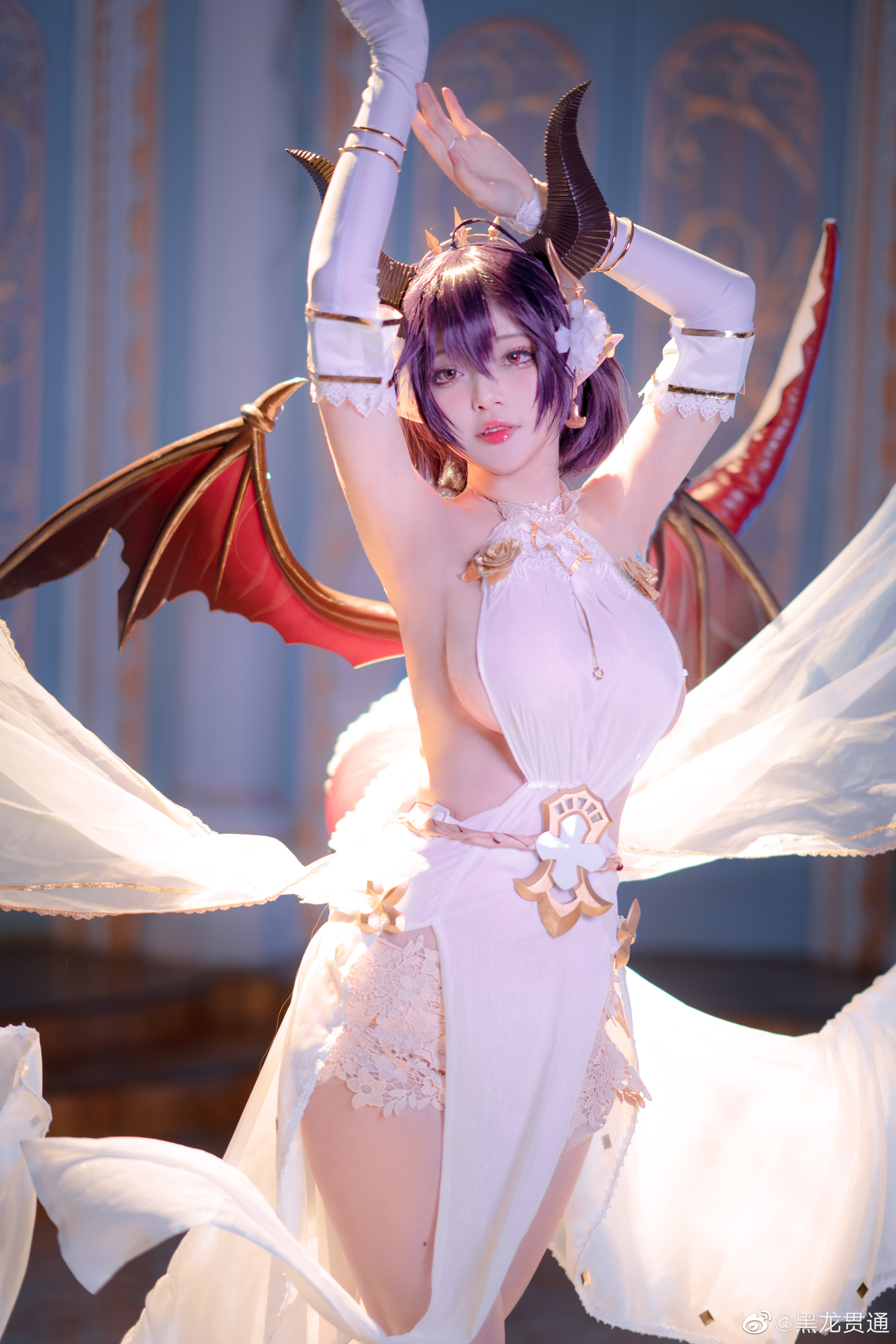 【COS正片】花嫁龙姬太美了 碧蓝幻想 古蕾雅@黑龙贯通 COSPLAY-第4张