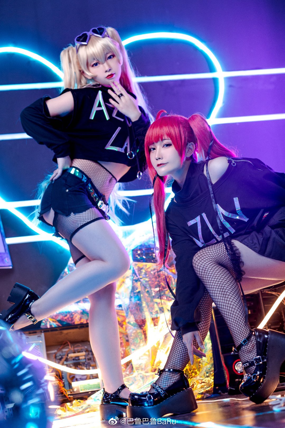 【COS】碧蓝航线 圣地亚哥@巴鲁巴鲁BaRu  贝奇@佐琪saki COSPLAY-第1张