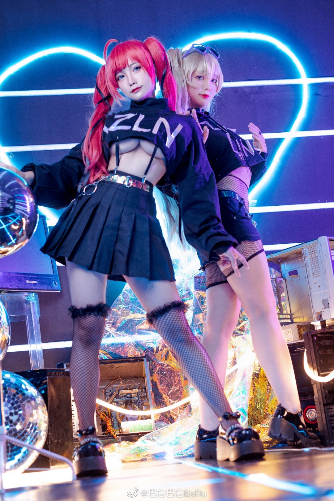 【COS】碧蓝航线 圣地亚哥@巴鲁巴鲁BaRu  贝奇@佐琪saki COSPLAY-第5张