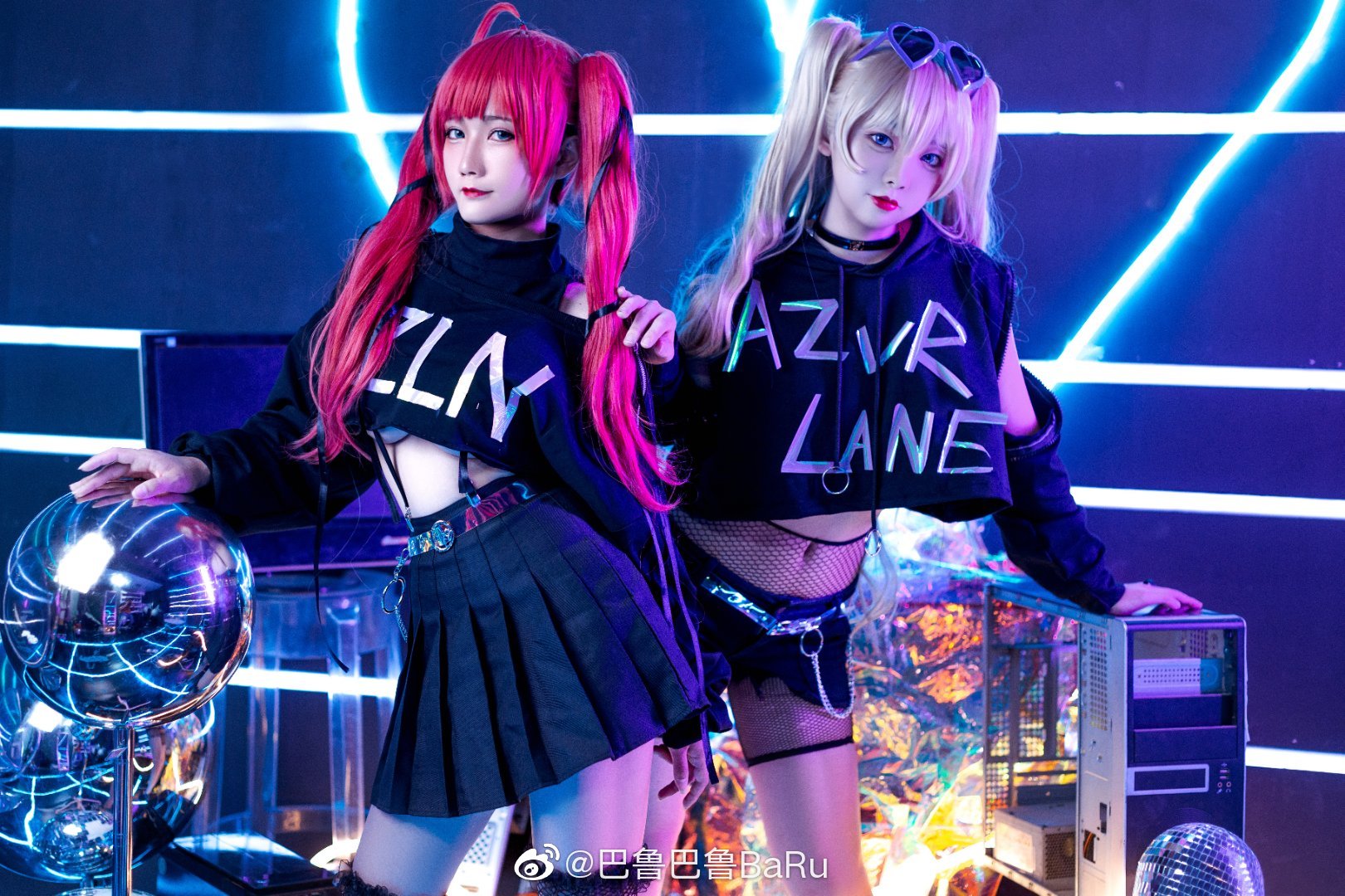 【COS】碧蓝航线 圣地亚哥@巴鲁巴鲁BaRu  贝奇@佐琪saki COSPLAY-第2张