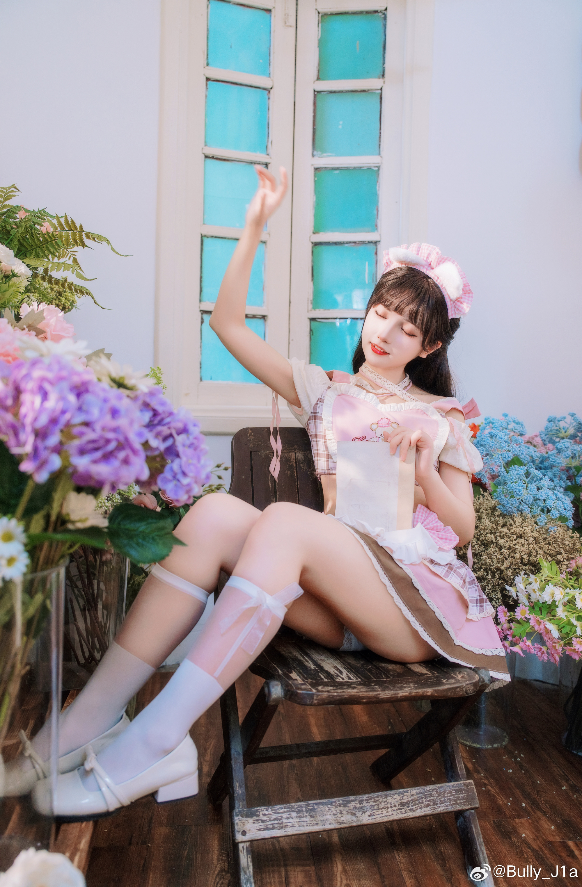少女写真 「甜心女仆」 喵呜~💖 女仆装@Bully_J1a 摄影-第2张