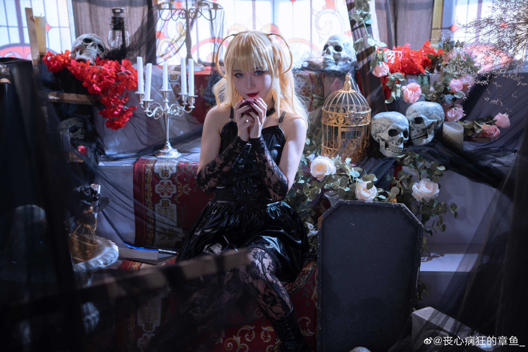 【COS】我将会成为你的眼睛。死亡笔记  弥海砂@丧心病狂的章鱼_ COSPLAY-第11张