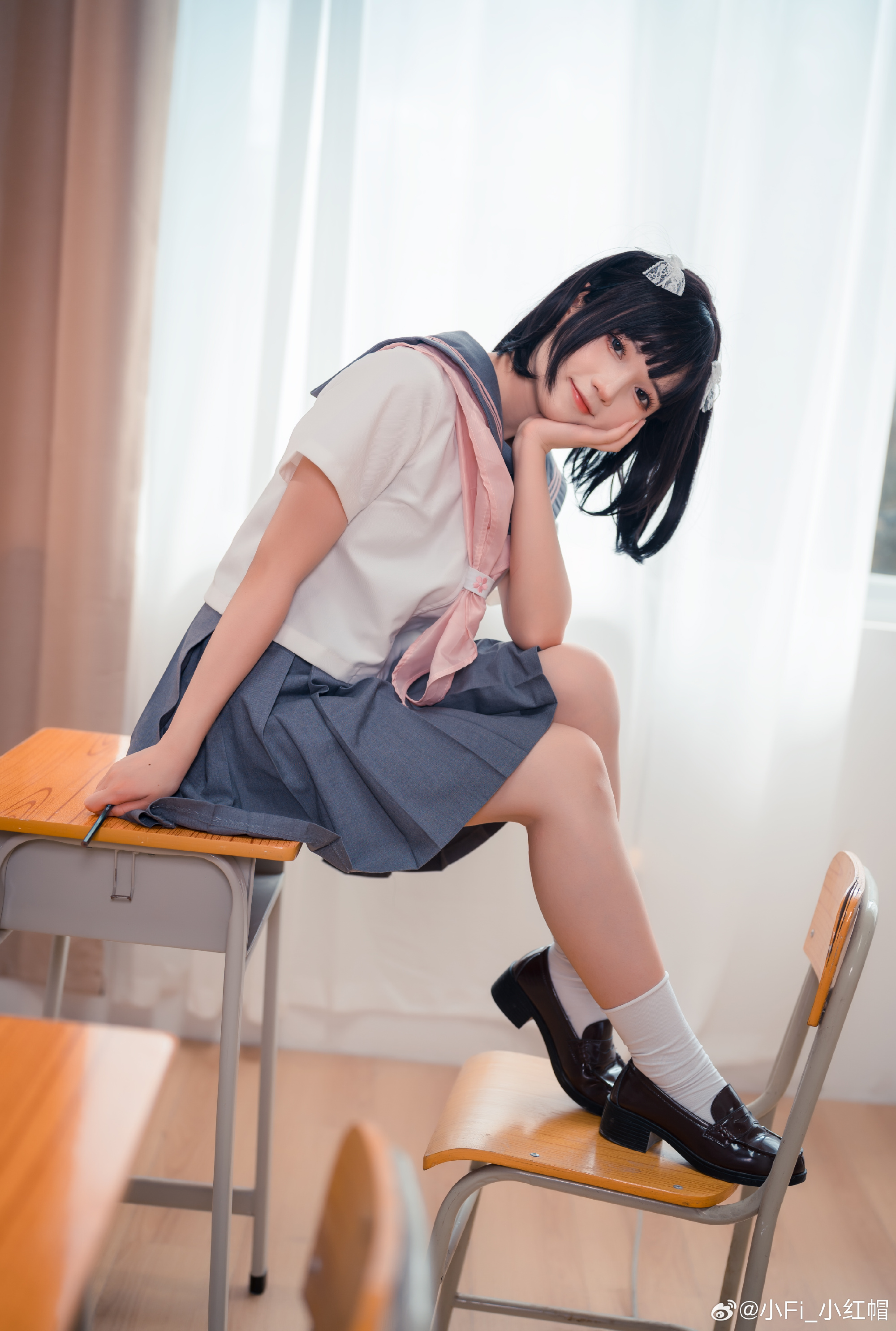 jk 夏天的画🖌️与午后的你📖@浅九ninth JK-第13张