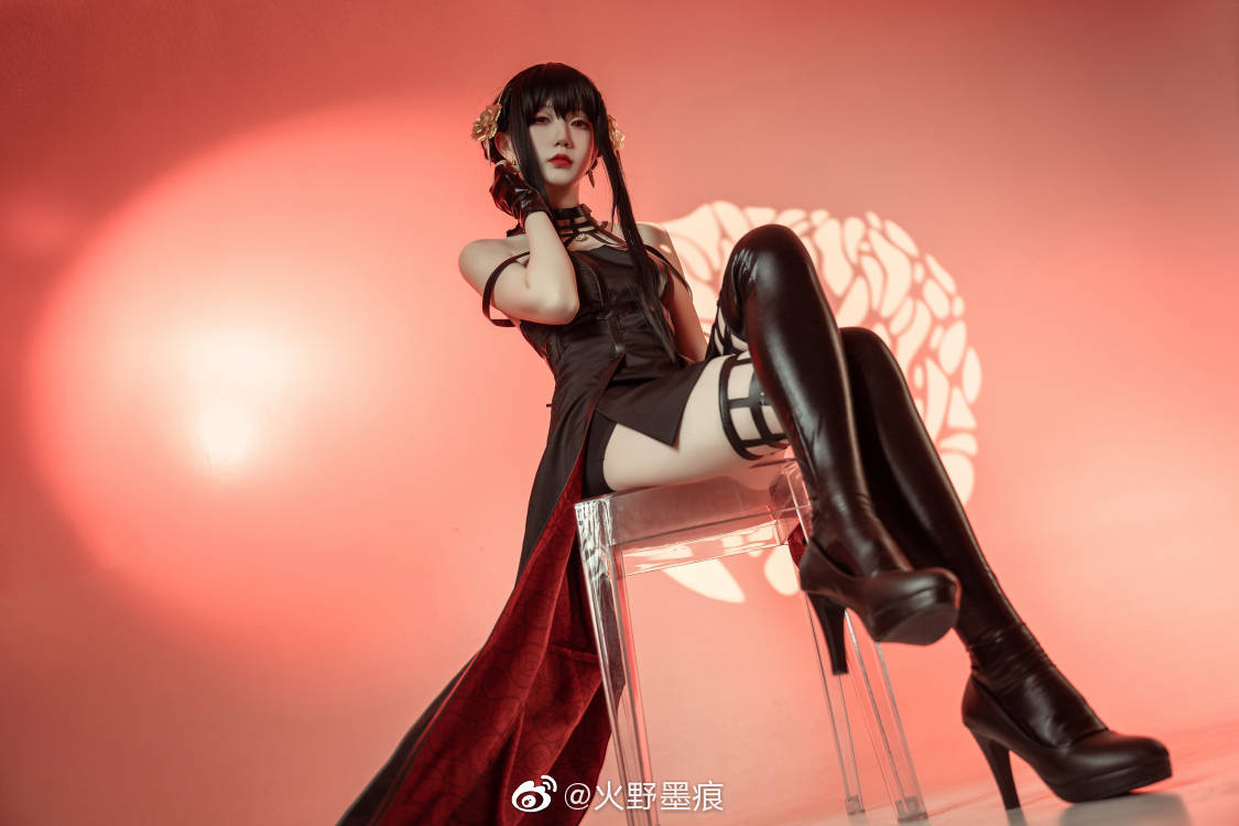 【cos正片】还请容许我置你于死地吧？ 间谍过家家 约尔@火野墨痕 COSPLAY-第6张