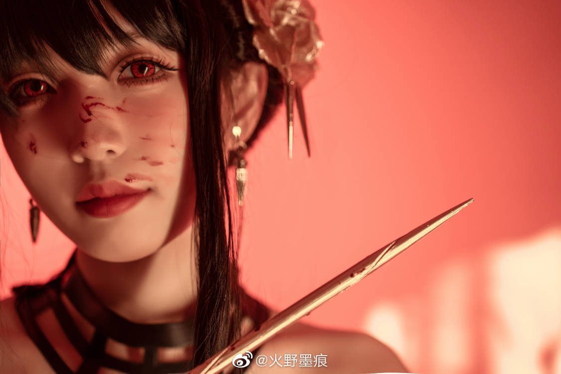 【cos正片】还请容许我置你于死地吧？ 间谍过家家 约尔@火野墨痕 COSPLAY-第8张