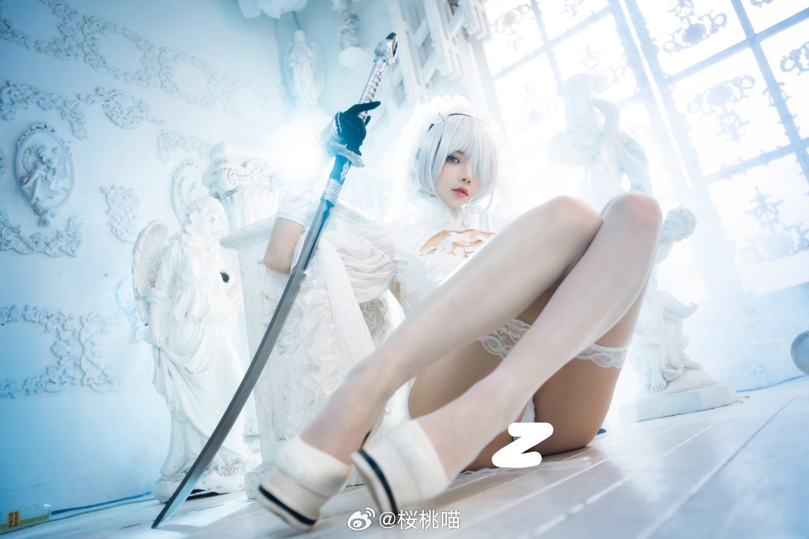 尼尔:机械纪元 Glory to mankind 2b同人花嫁@桜桃喵 COSPLAY-第2张