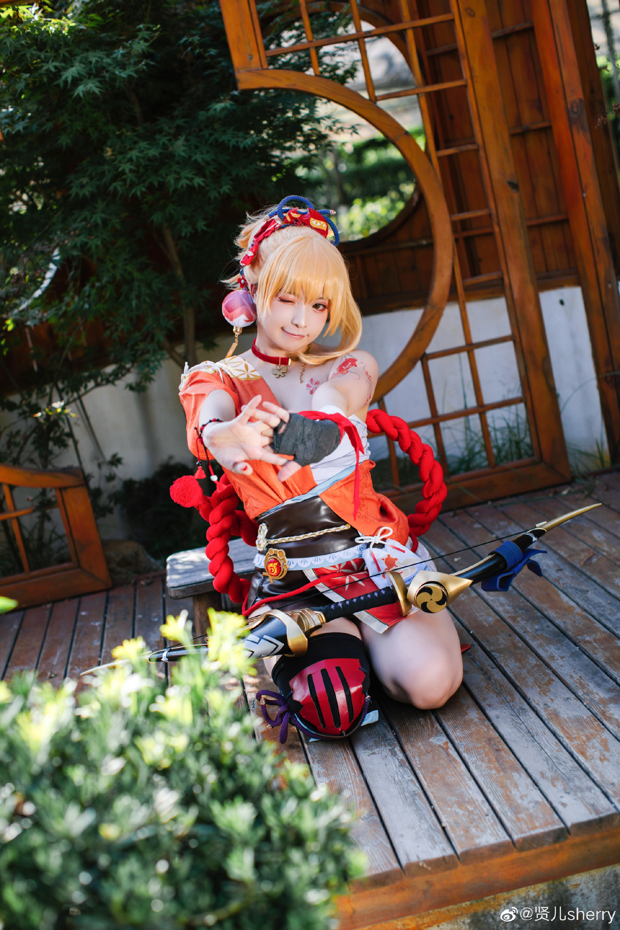 [COS]「庆典开场，烟花绽放！」?原神  宵宫@贤儿sherry COSPLAY-第5张