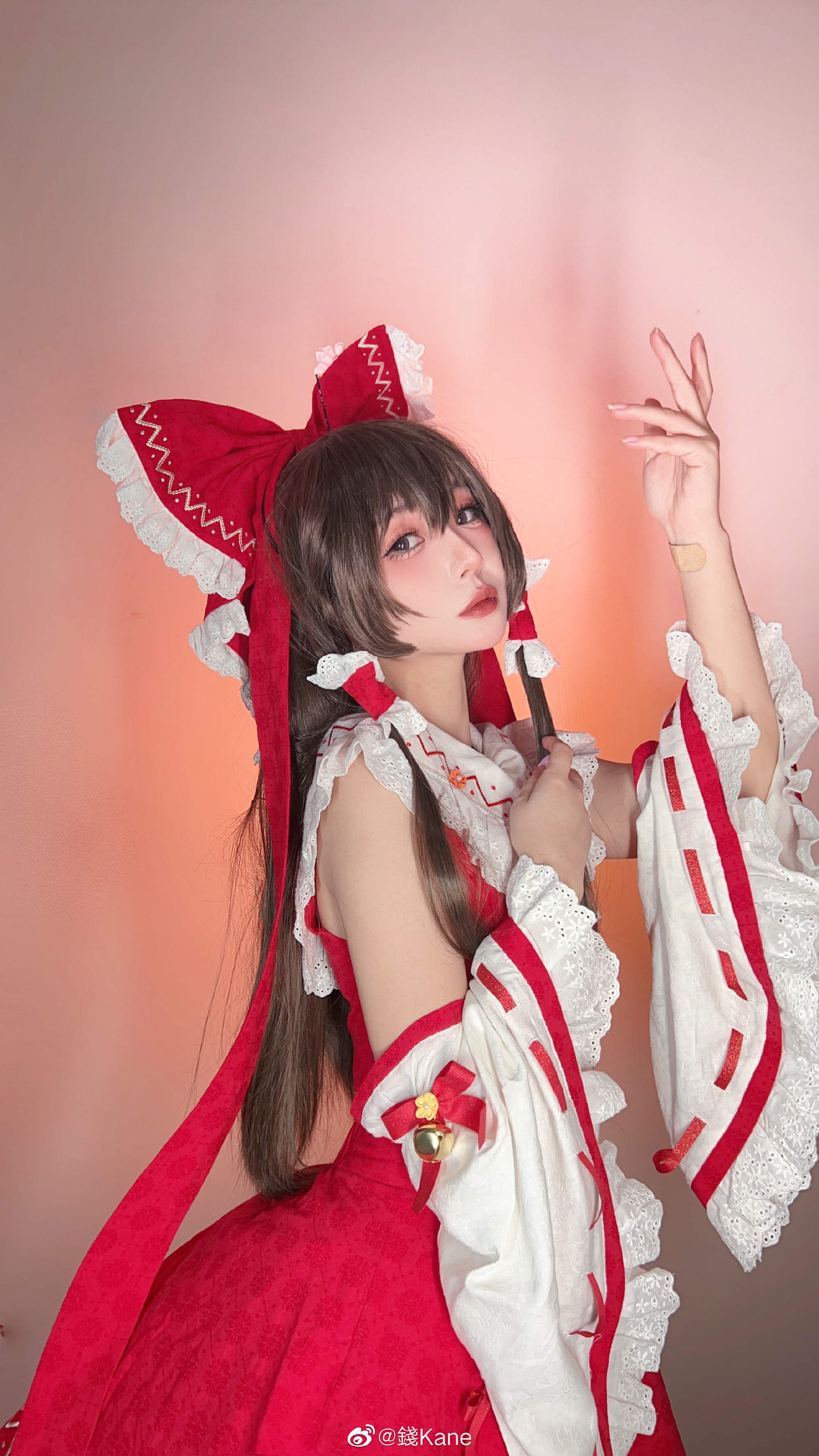 【⛩️少女，祈祷中。。。⛩️】 ——博丽灵梦@錢Kane COSPLAY-第3张
