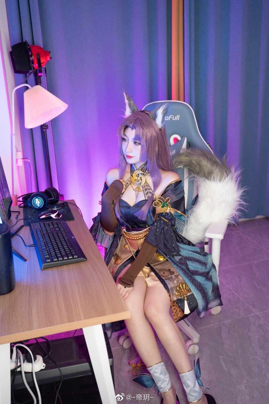 【COS】还是帮帮胡桃叭 永劫无间 胡桃@-帝玥- COSPLAY-第1张