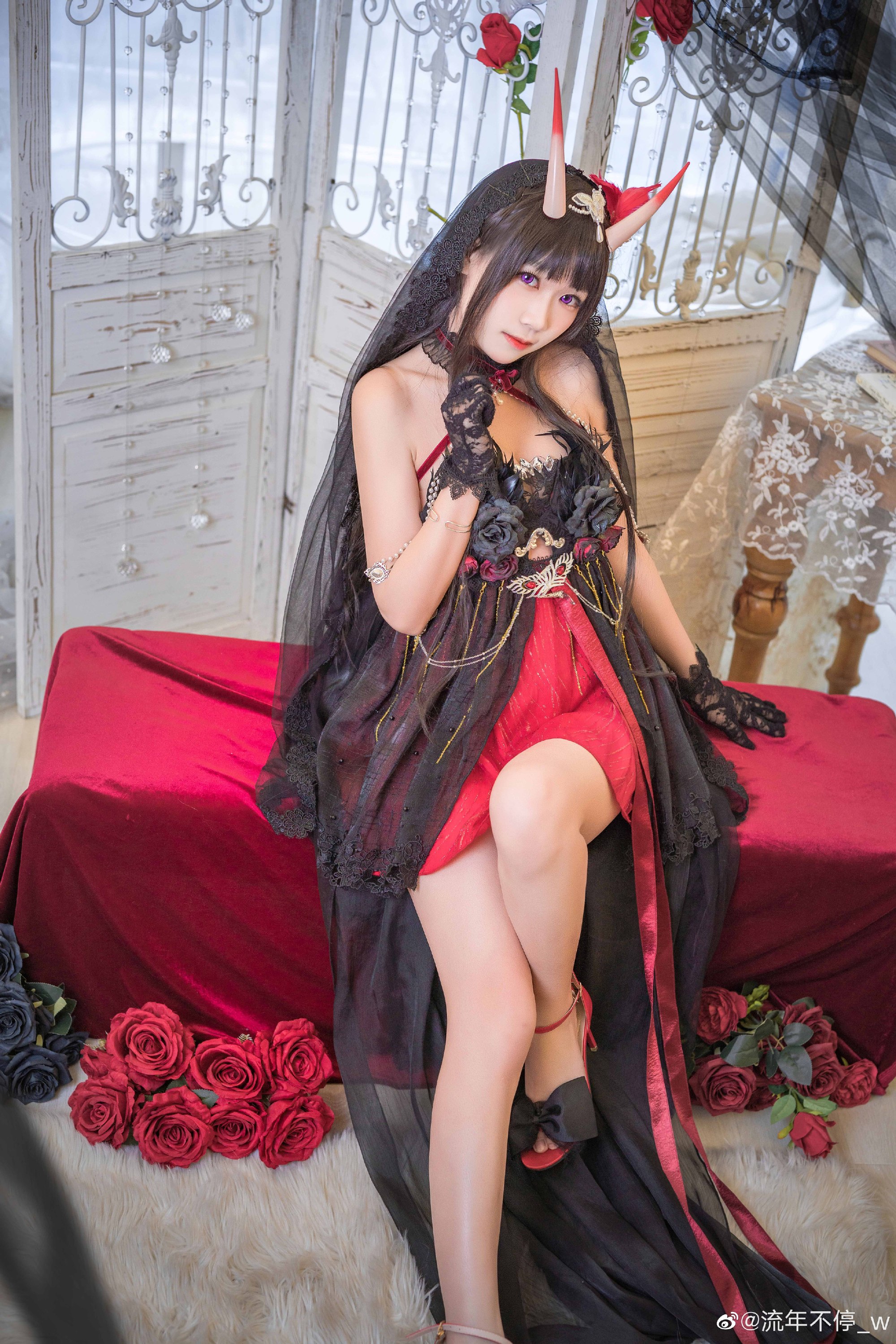 【COS】碧蓝航线 能代婚纱@流年不停_w COSPLAY-第3张