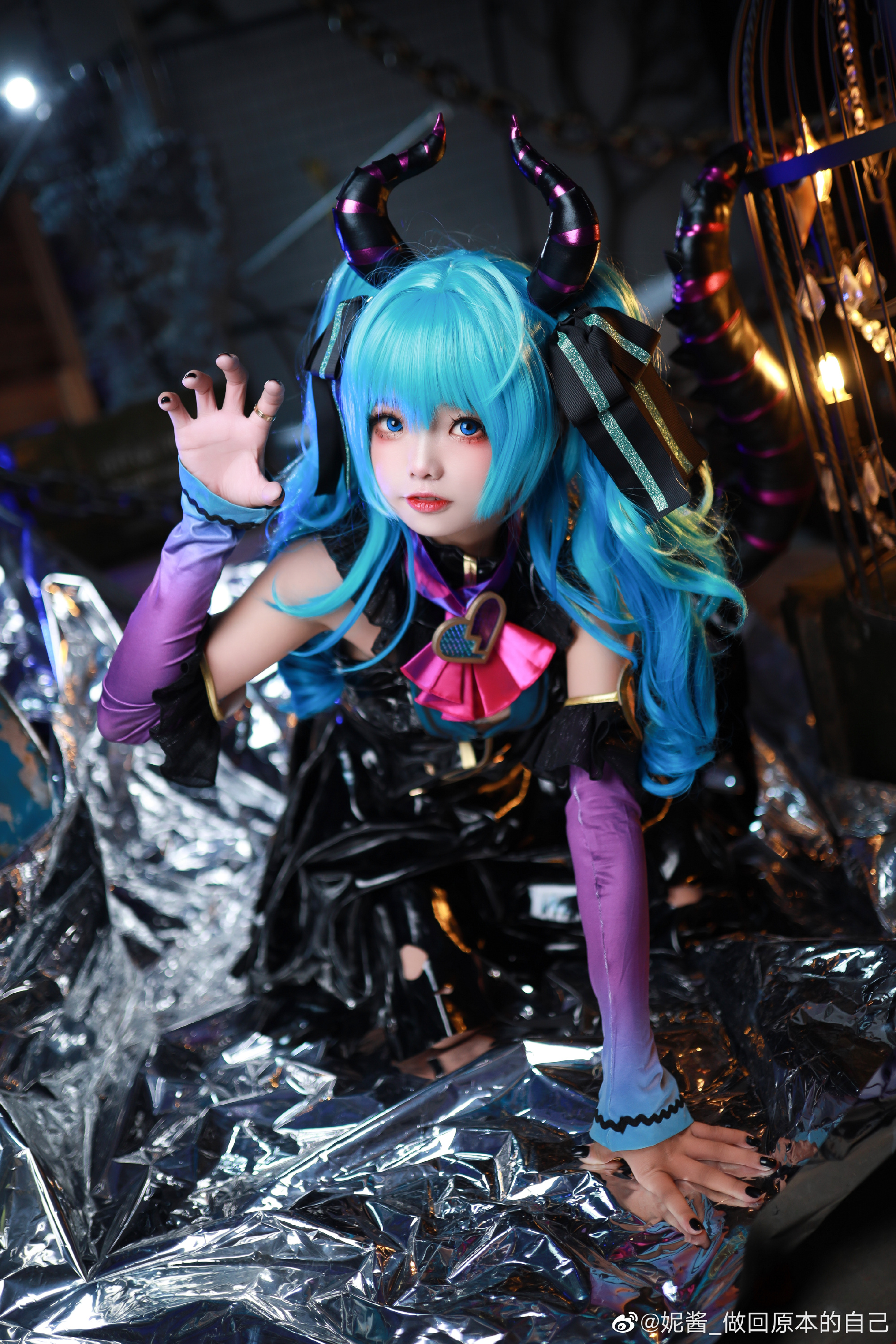 【COS】呜呼～想看看你的心～ 初音未来 miku小恶魔@妮酱_做回原本的自己 COSPLAY-第13张