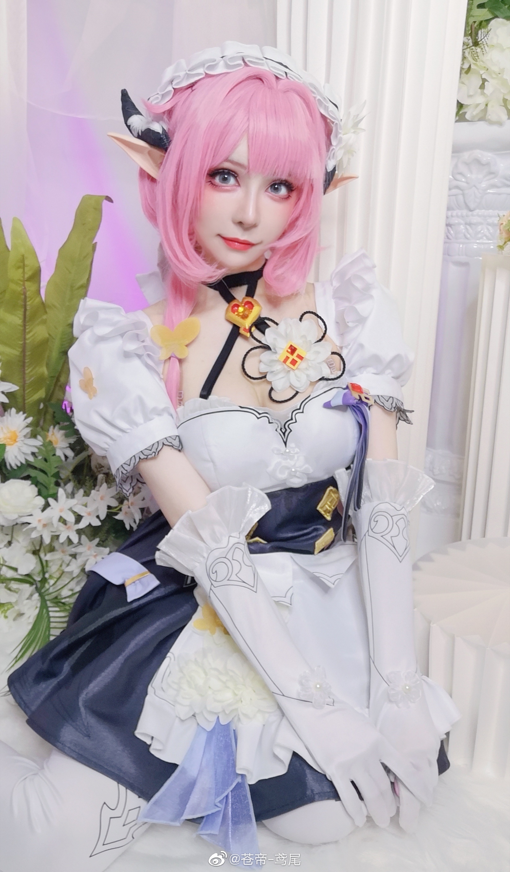 【COS】你睡着了吗？反正我睡不着！！！ 崩坏3 爱莉希雅@苍帝-鸢尾 COSPLAY-第6张