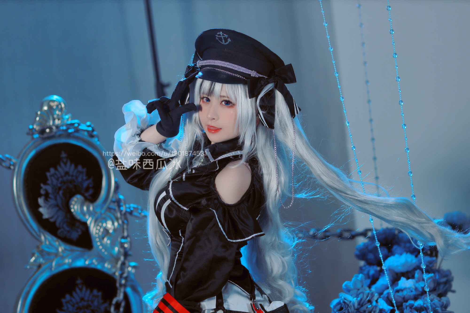 【COS】易北是坏孩子，所以要让指挥官更伤脑筋哦！碧蓝航线 易北 @盐味西瓜冰 COSPLAY-第7张