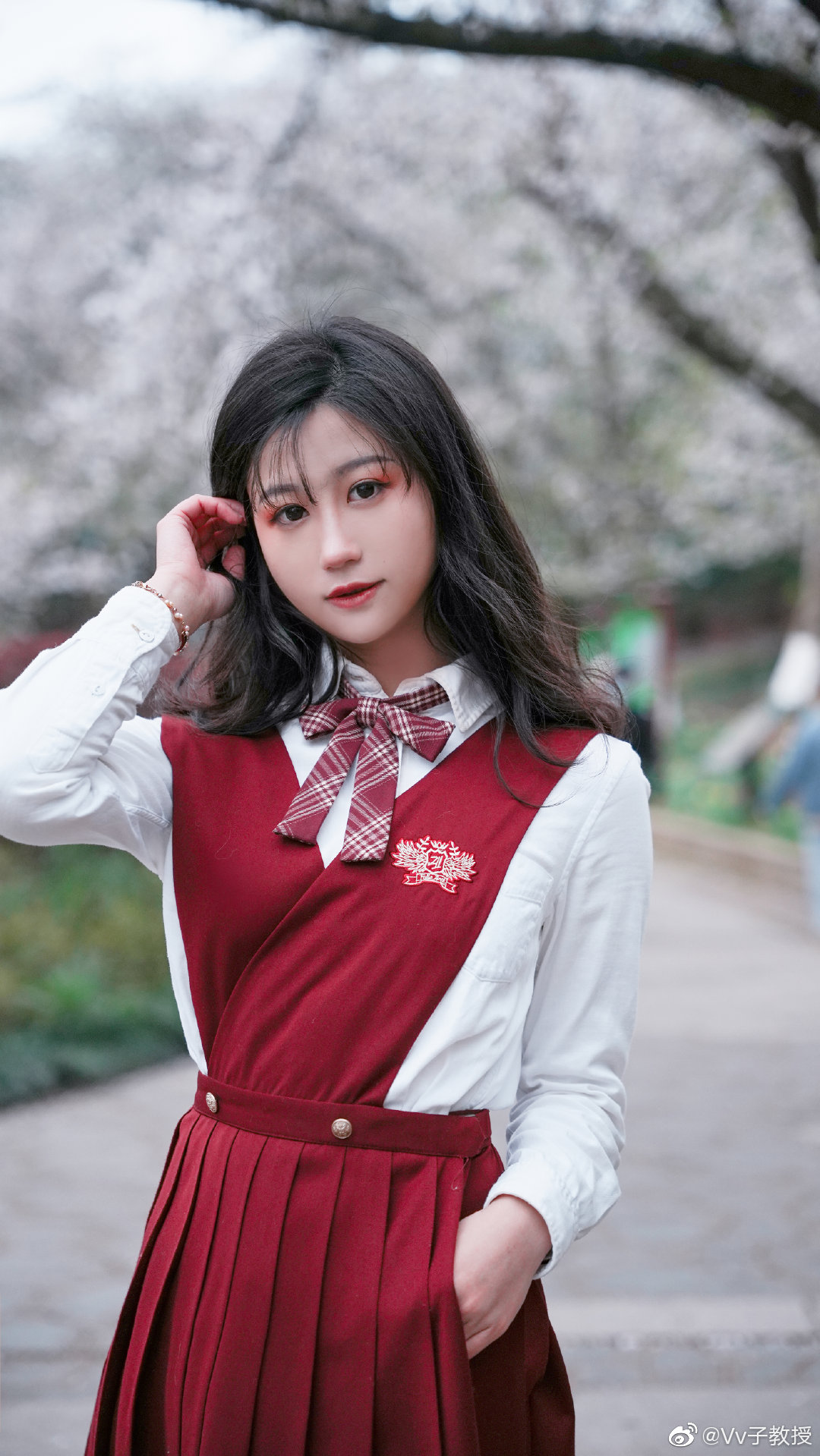 图片[1]-夏天到了 我才想起春日的樱花图没有发！！ JK 日常 樱花 @Vv子教授-米哈社