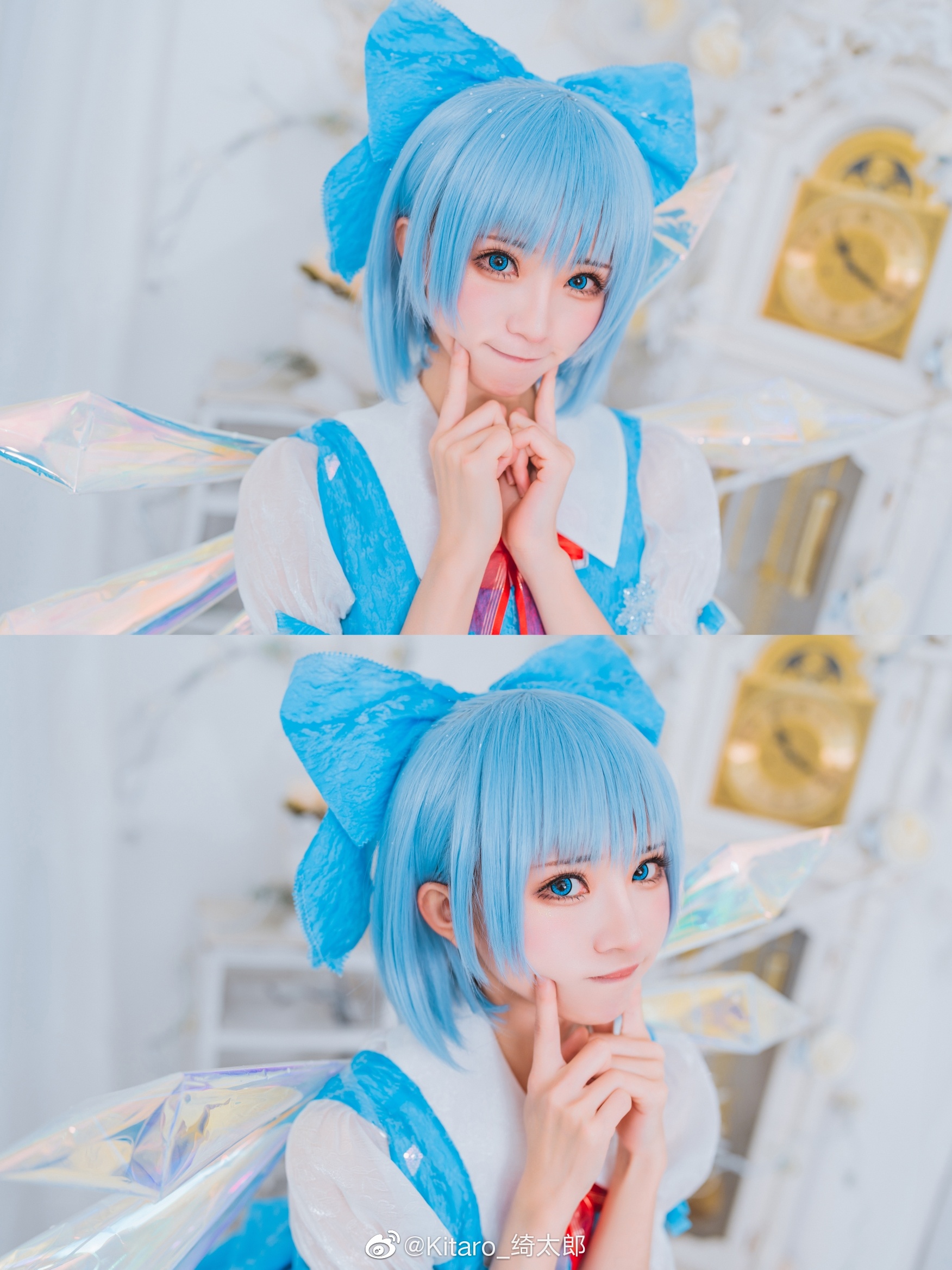 因为我是最强的（理所当然）！东方Project 琪露诺@Kitaro_绮太郎 COSPLAY-第4张