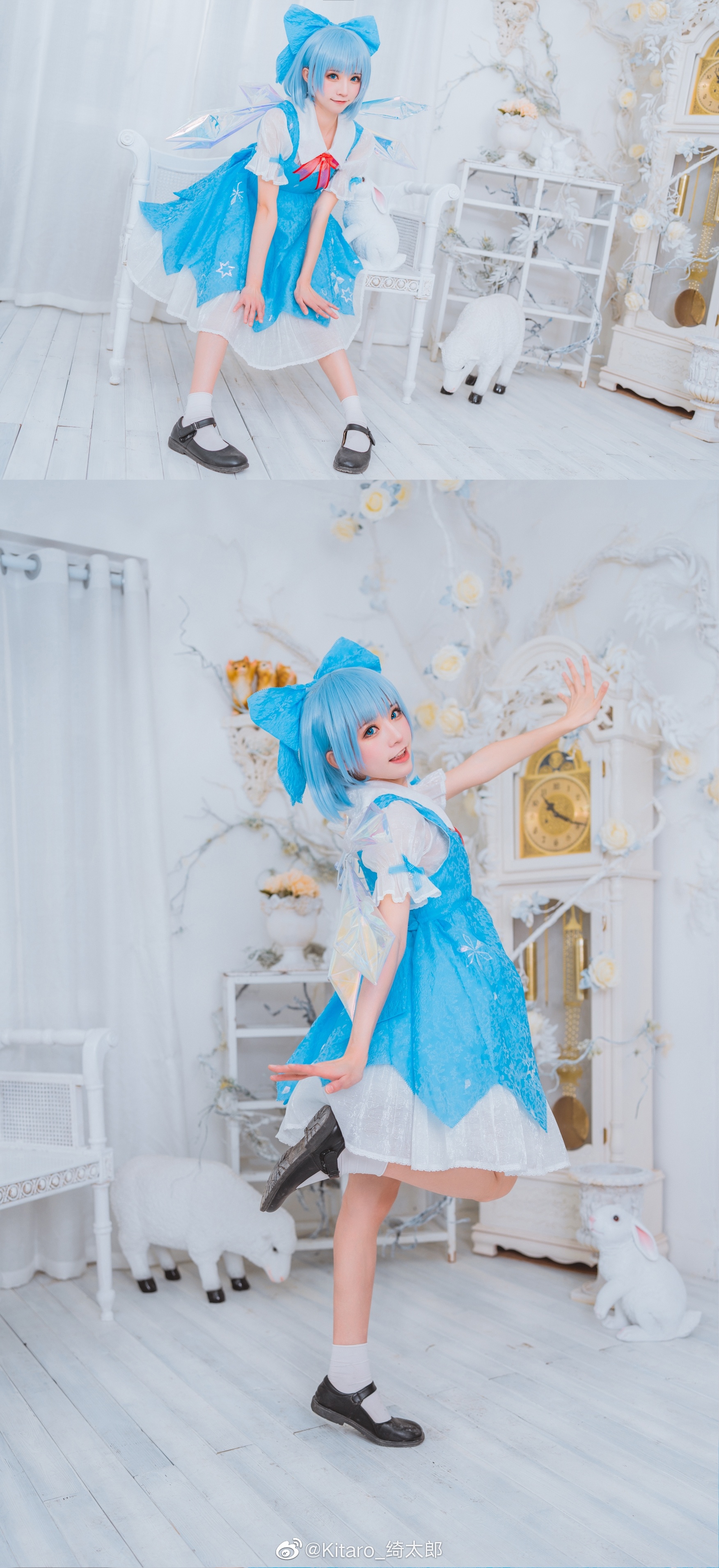 因为我是最强的（理所当然）！东方Project 琪露诺@Kitaro_绮太郎 COSPLAY-第5张