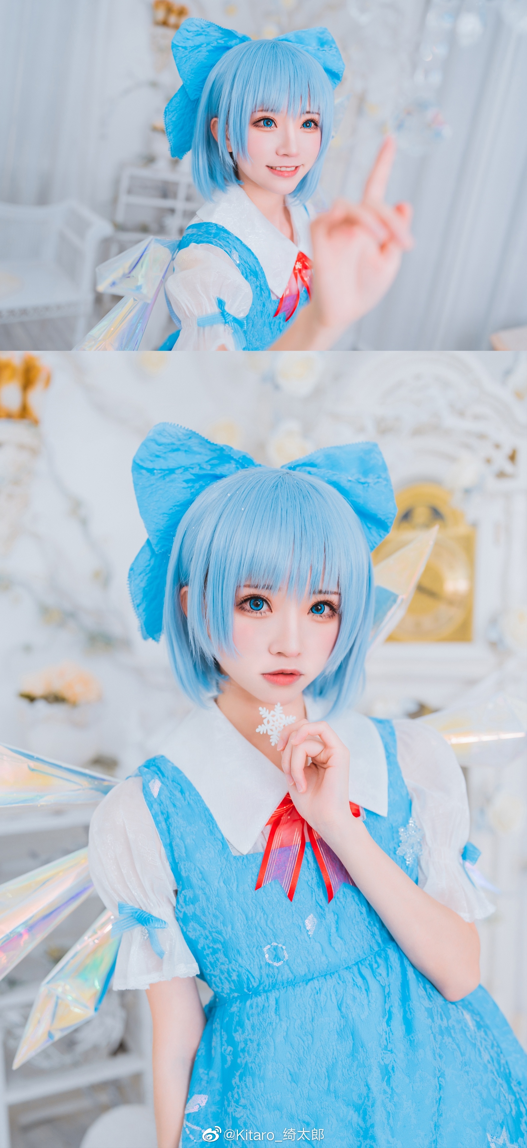 因为我是最强的（理所当然）！东方Project 琪露诺@Kitaro_绮太郎 COSPLAY-第17张