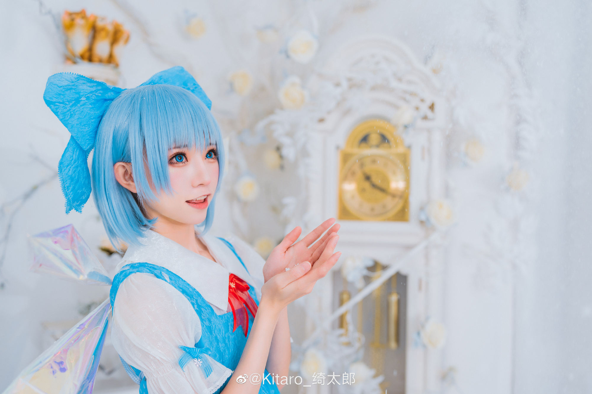 因为我是最强的（理所当然）！东方Project 琪露诺@Kitaro_绮太郎 COSPLAY-第1张