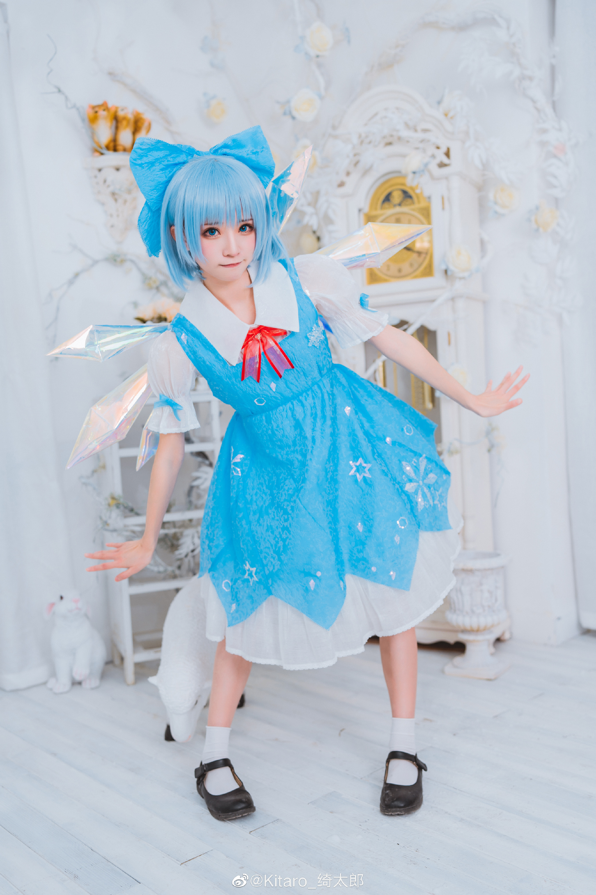 因为我是最强的（理所当然）！东方Project 琪露诺@Kitaro_绮太郎 COSPLAY-第3张