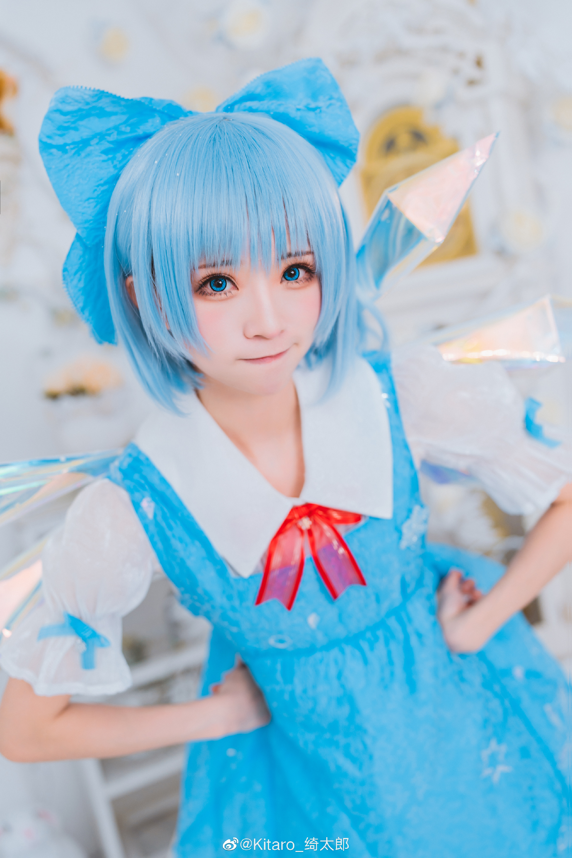 因为我是最强的（理所当然）！东方Project 琪露诺@Kitaro_绮太郎 COSPLAY-第13张
