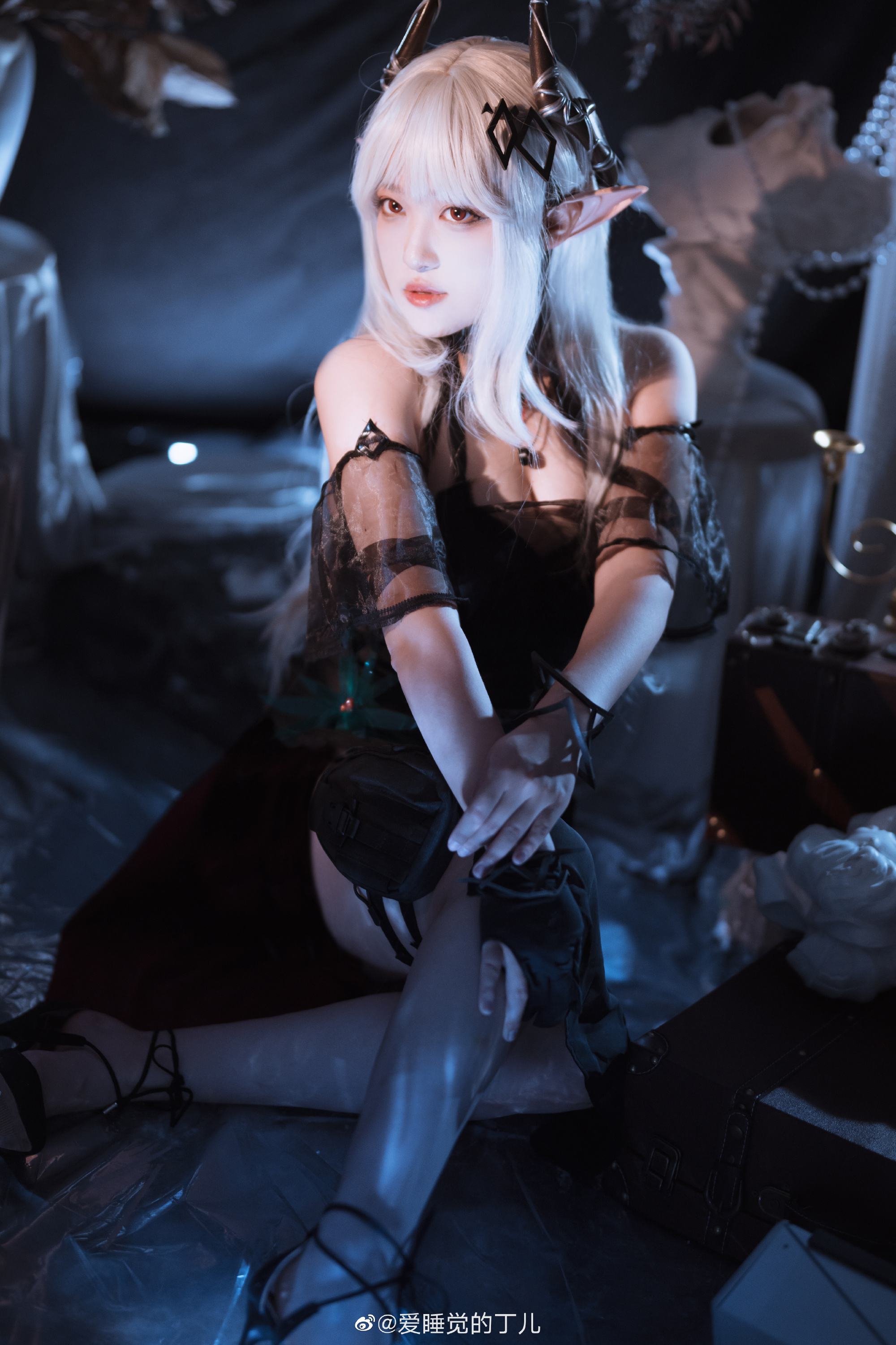 音律联觉特供款/黑曜石 明日方舟 泥岩@爱睡觉的丁儿 COSPLAY-第7张