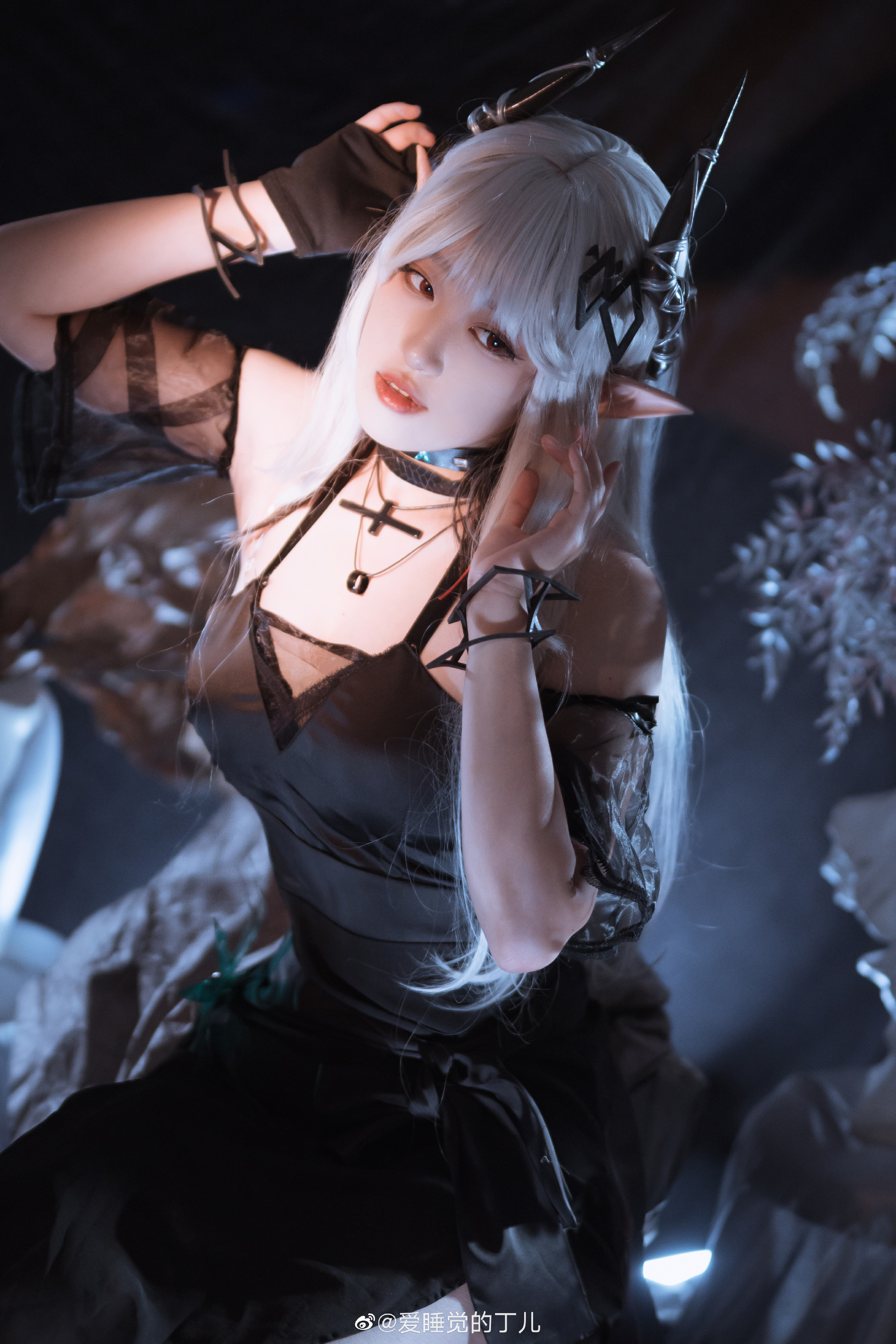音律联觉特供款/黑曜石 明日方舟 泥岩@爱睡觉的丁儿 COSPLAY-第2张