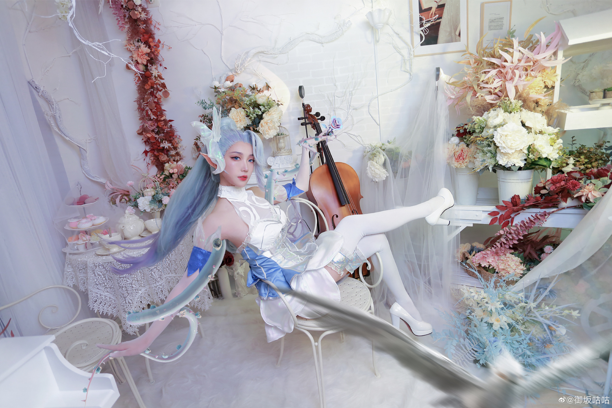 【COS】只是一朵无害的鲜花 英雄联盟 婕拉@御坂咕咕 COSPLAY-第5张