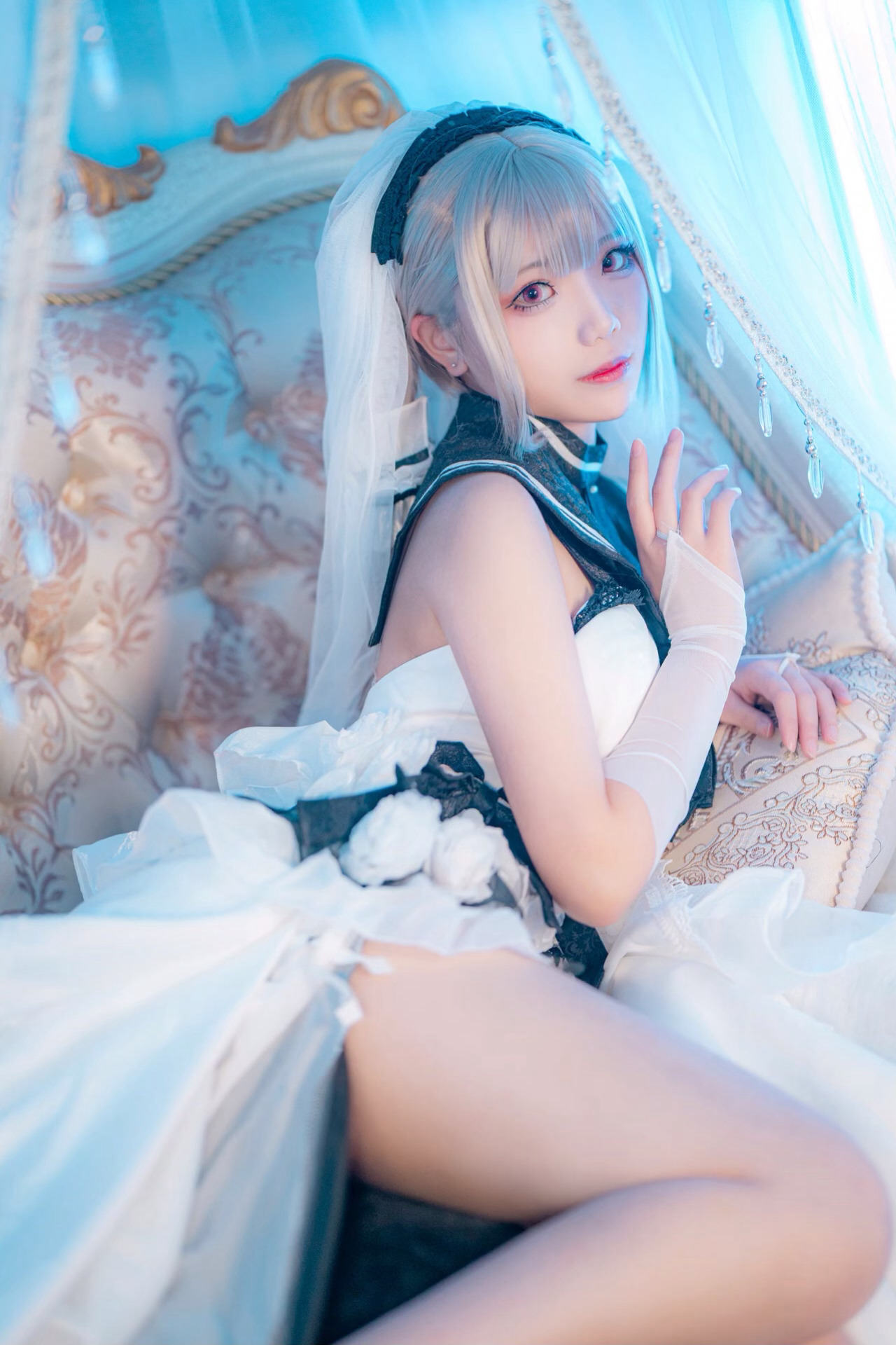 【cos】碧蓝航线 可畏换装✨梳妆的大小姐 @凌乱_May COSPLAY-第1张