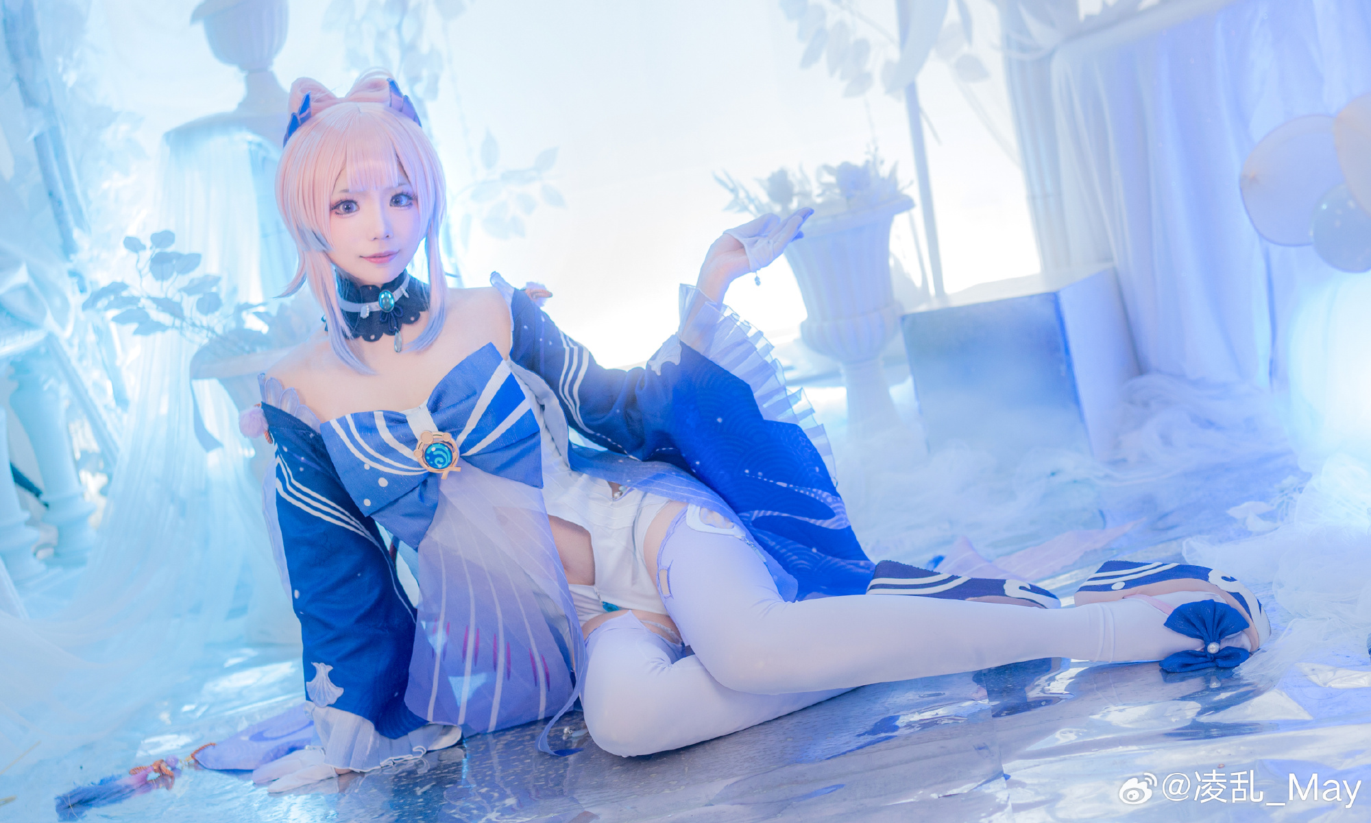原神 珊瑚宫心海 cos@凌乱_May COSPLAY-第9张
