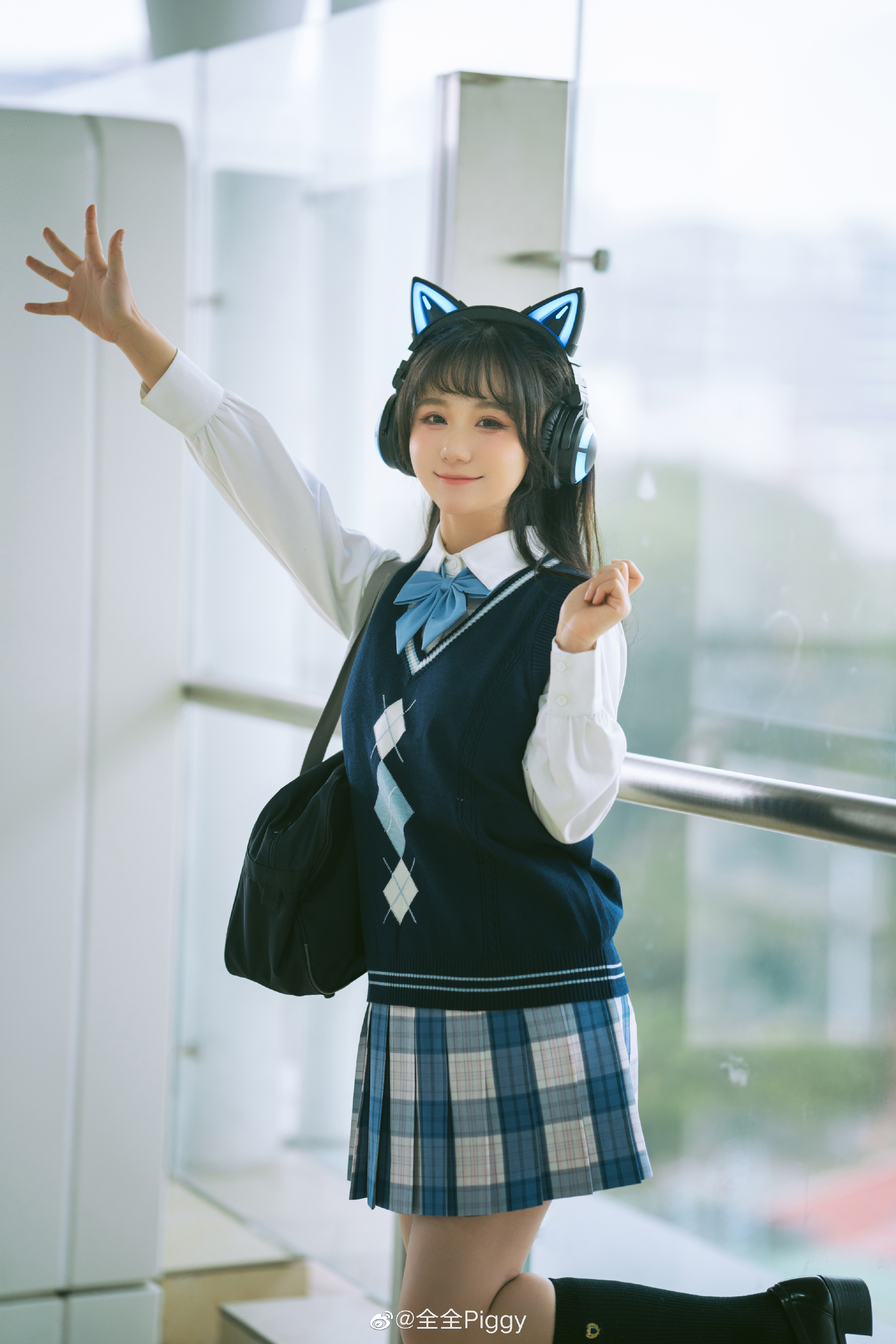 【少女写真】出勤路上的制服少女！@全全Piggy 摄影-第16张