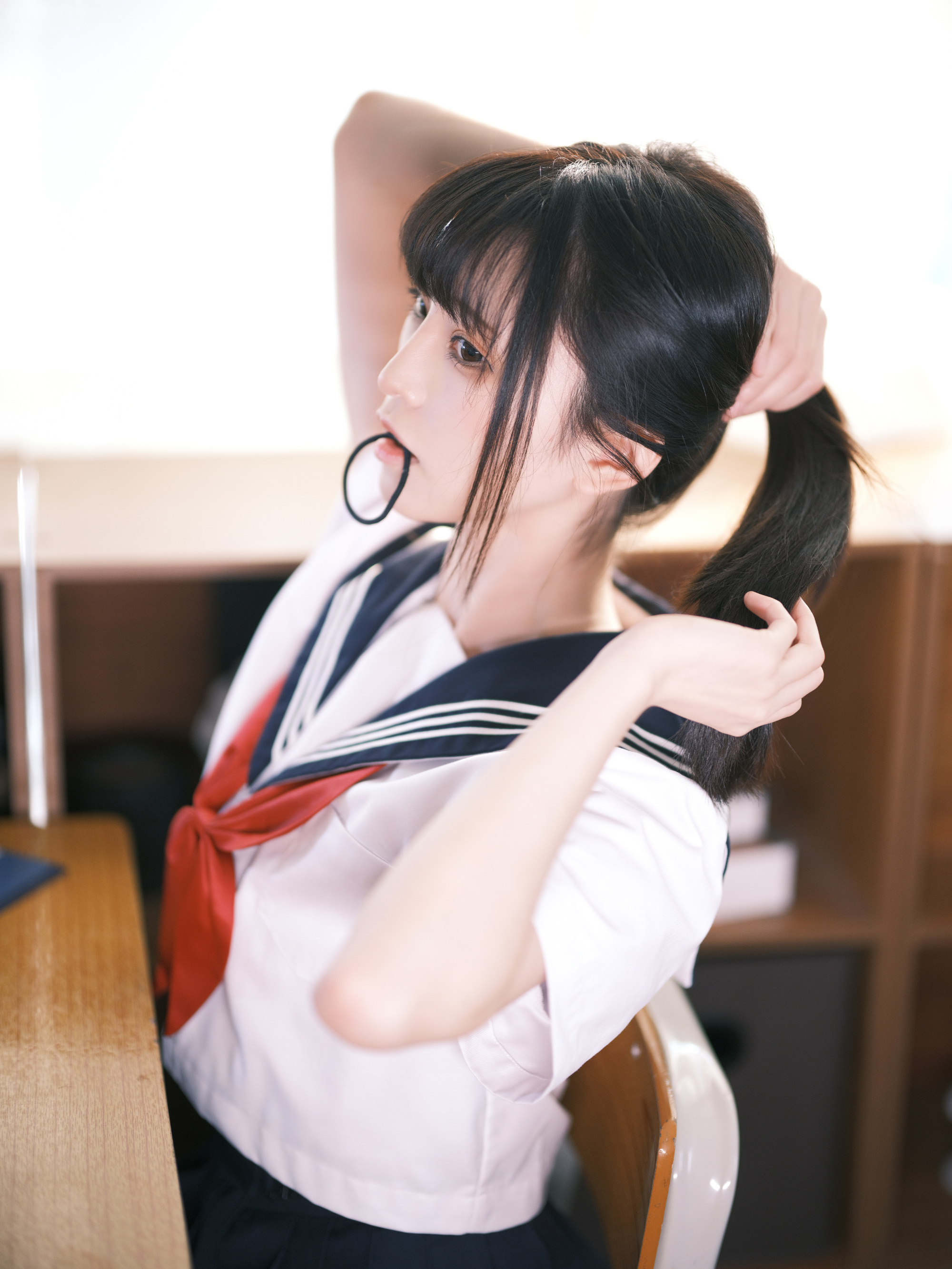 图片[2]-JK制服 太郎酱的水手服@Kitaro_绮太郎-米哈社