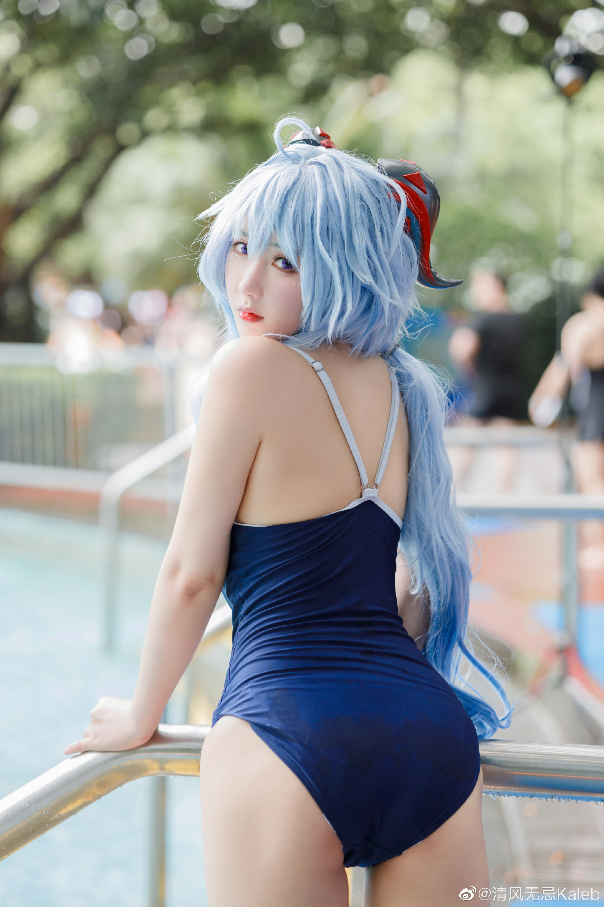 可可爱爱～～ 原神 决斗召唤之巅 甘雨@清风无忌Kaleb COSPLAY-第13张