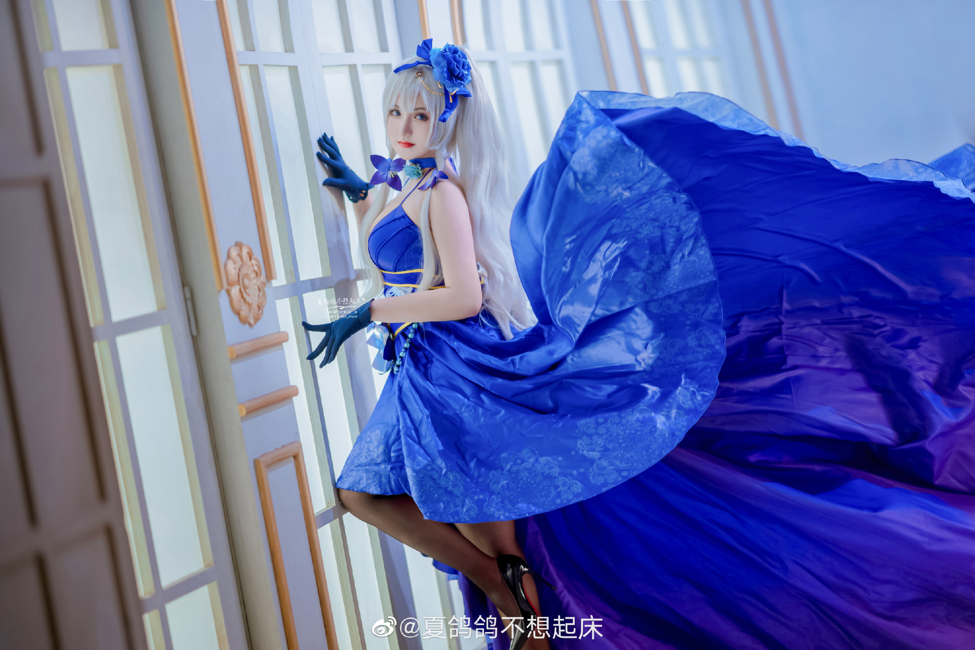 【COS】碧蓝航线 指挥官,味道如何?今天的司康饼可是爱丁堡的得意之作@夏鸽鸽不想起床 COSPLAY-第4张