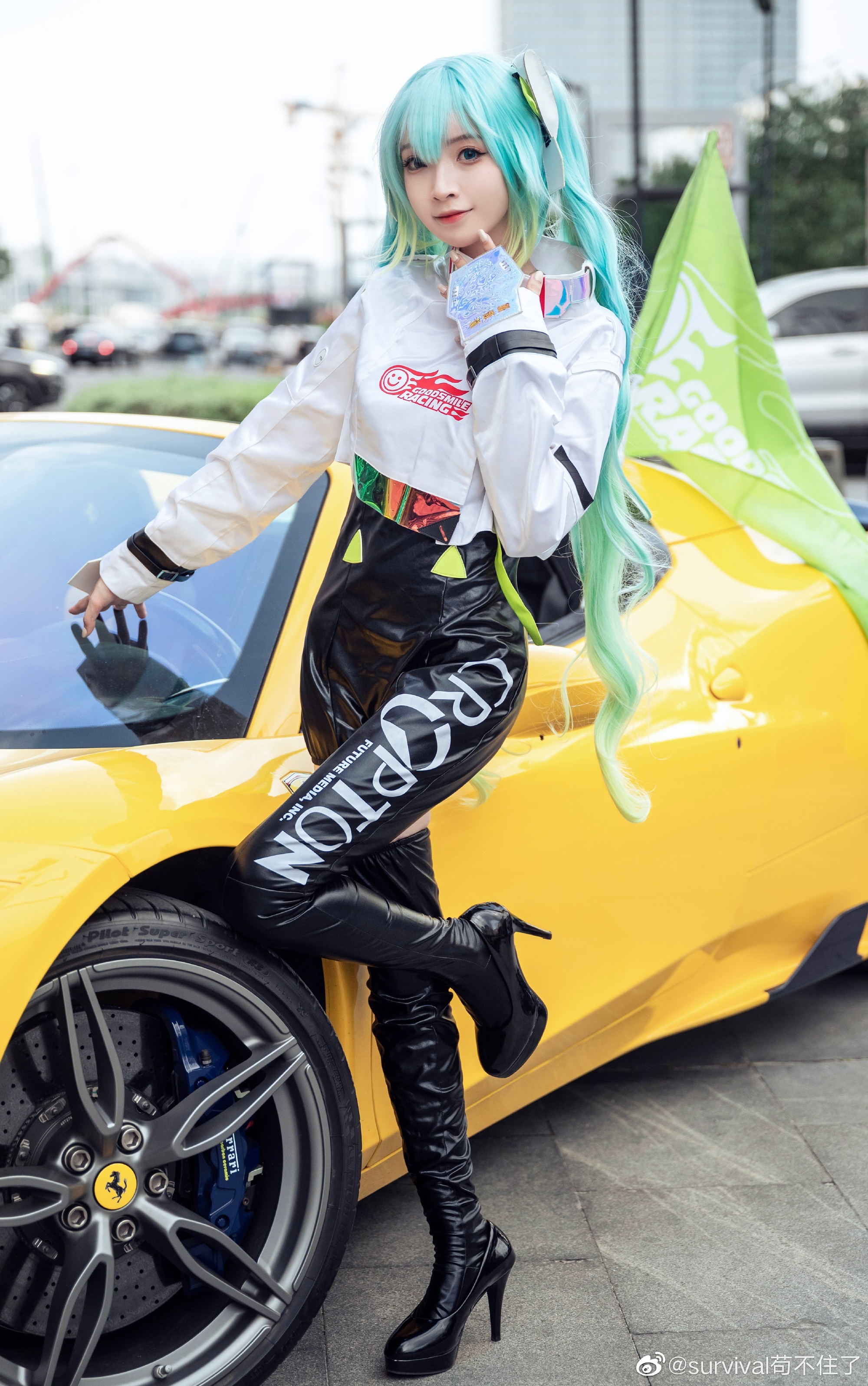 【COS】忘れないでね、わたしの声を。画面越しでいい、ちゃんと愛して MIKU 初音未来@祖木子 COSPLAY-第6张