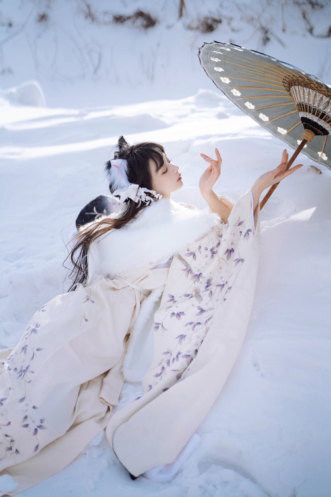 如果你也刚好看到下雪 那就当我们见过面吧@奇迹绣绣 LOLITA-第8张